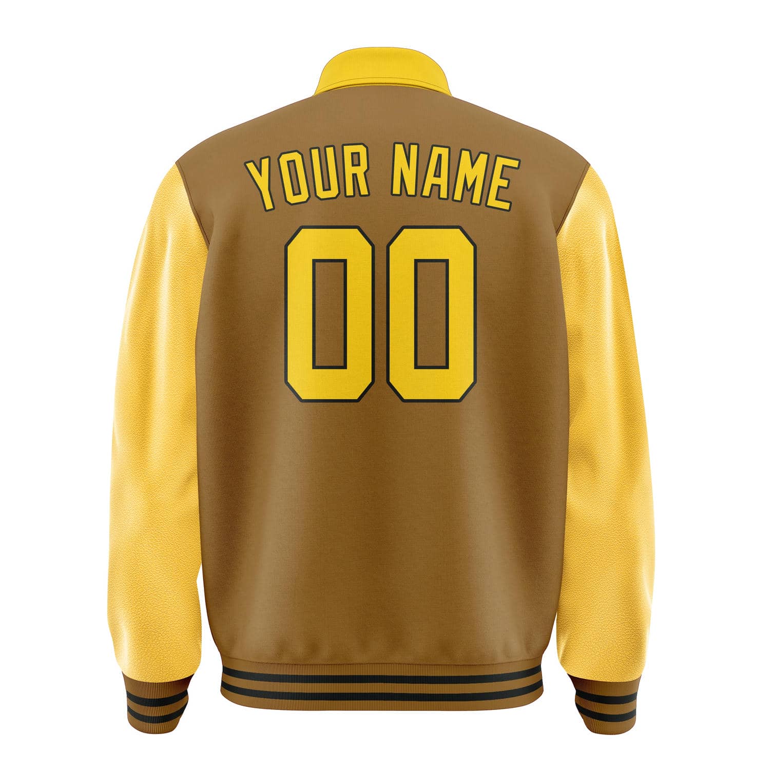 Maßgeschneidertes Khaki Gold Jacke