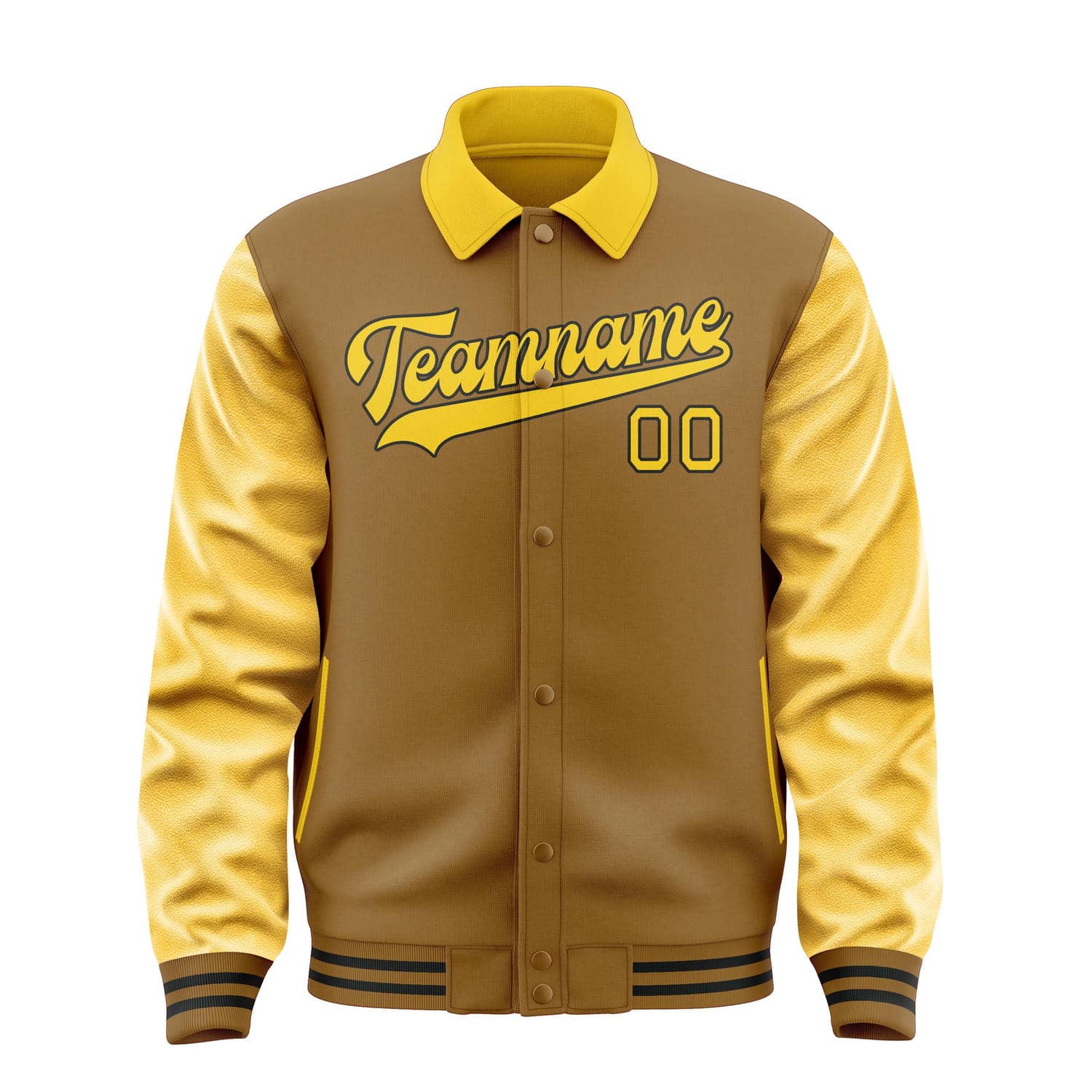 Maßgeschneidertes Khaki Gold Jacke