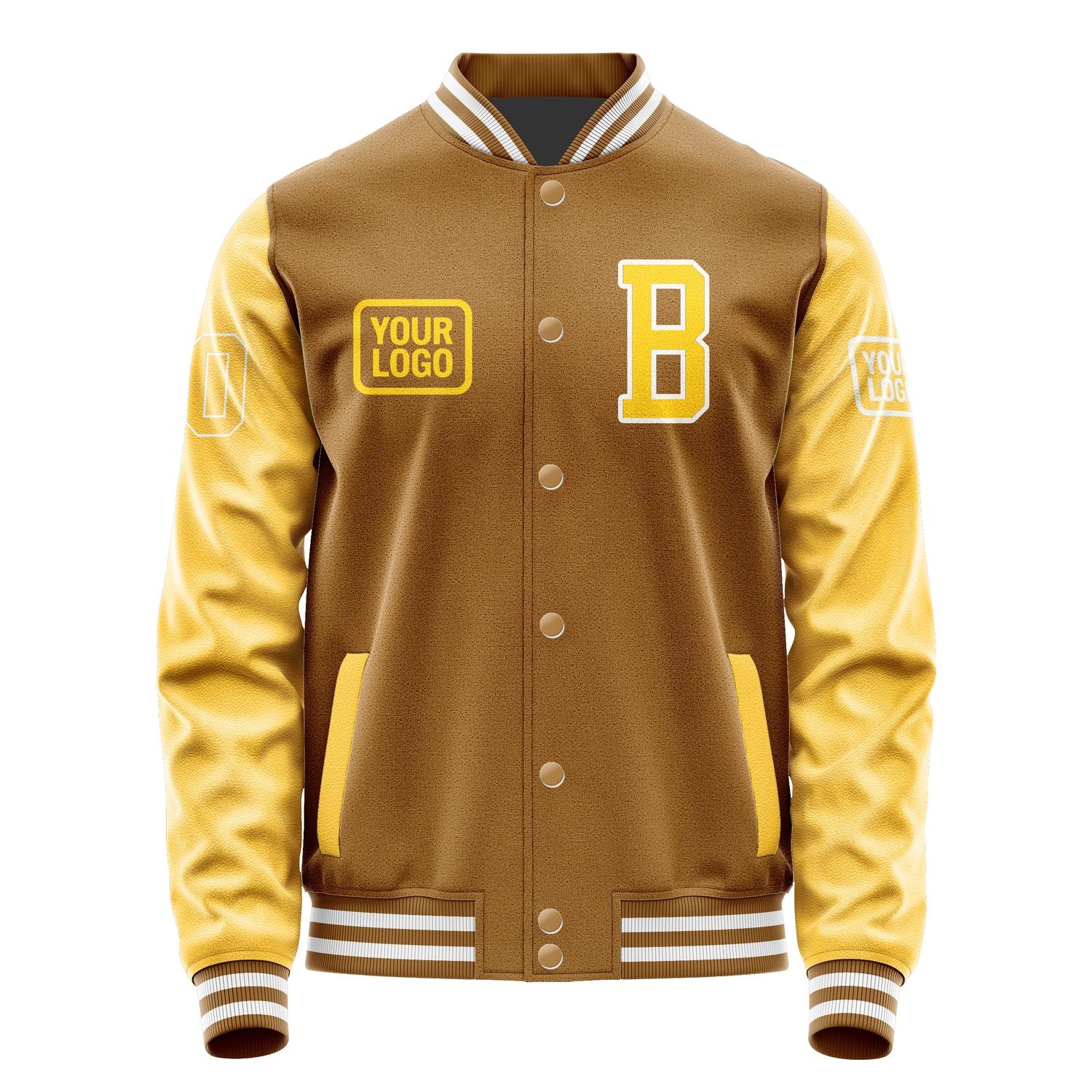 Maßgeschneidertes Khaki Gold Jacke JA222230221818303018