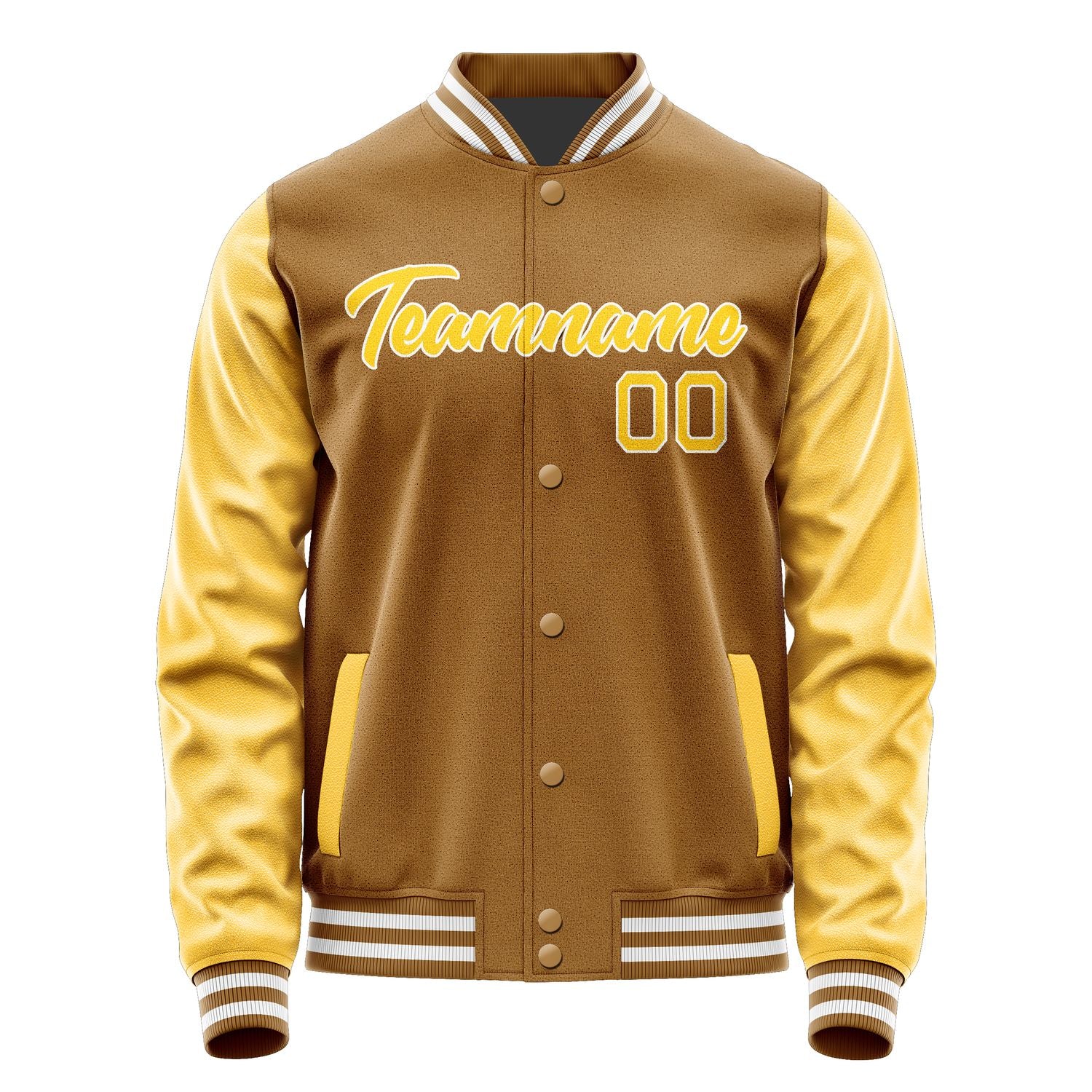Maßgeschneidertes Khaki Gold Jacke JA2222302218B21830