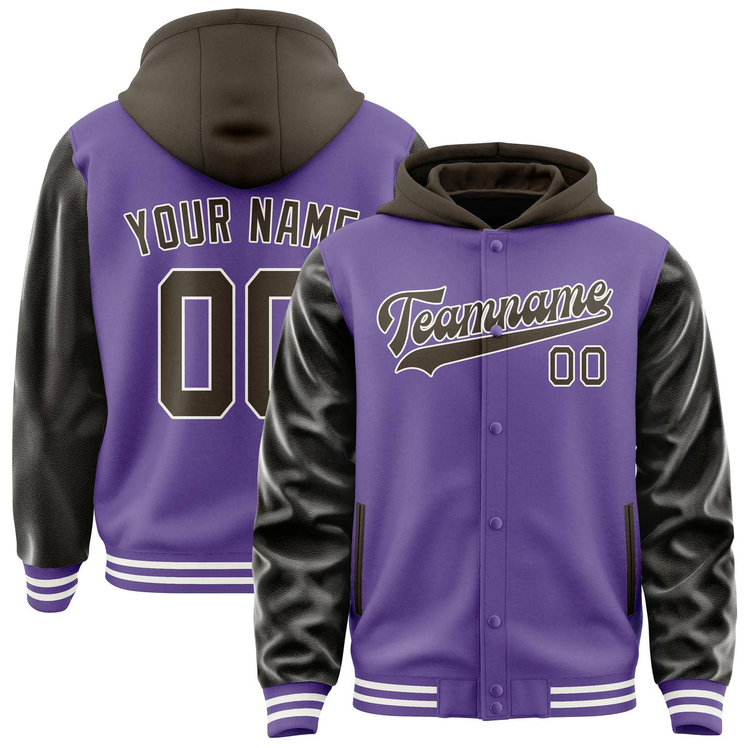 Maßgeschneidertes Lavendel Braun Jacke JA232301231818010118