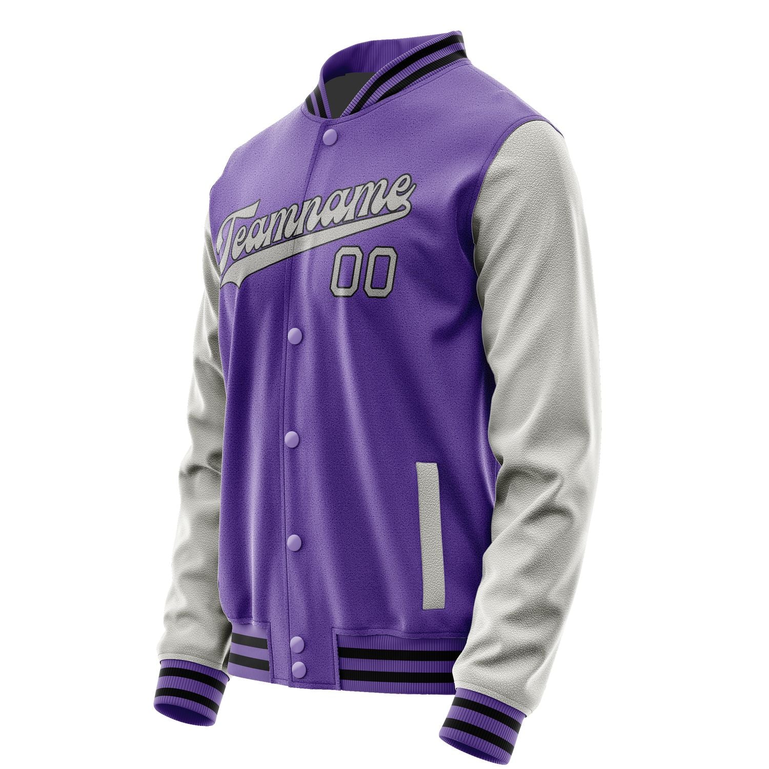 Maßgeschneidertes Lavendel Grau Jacke JA2323042317B31704