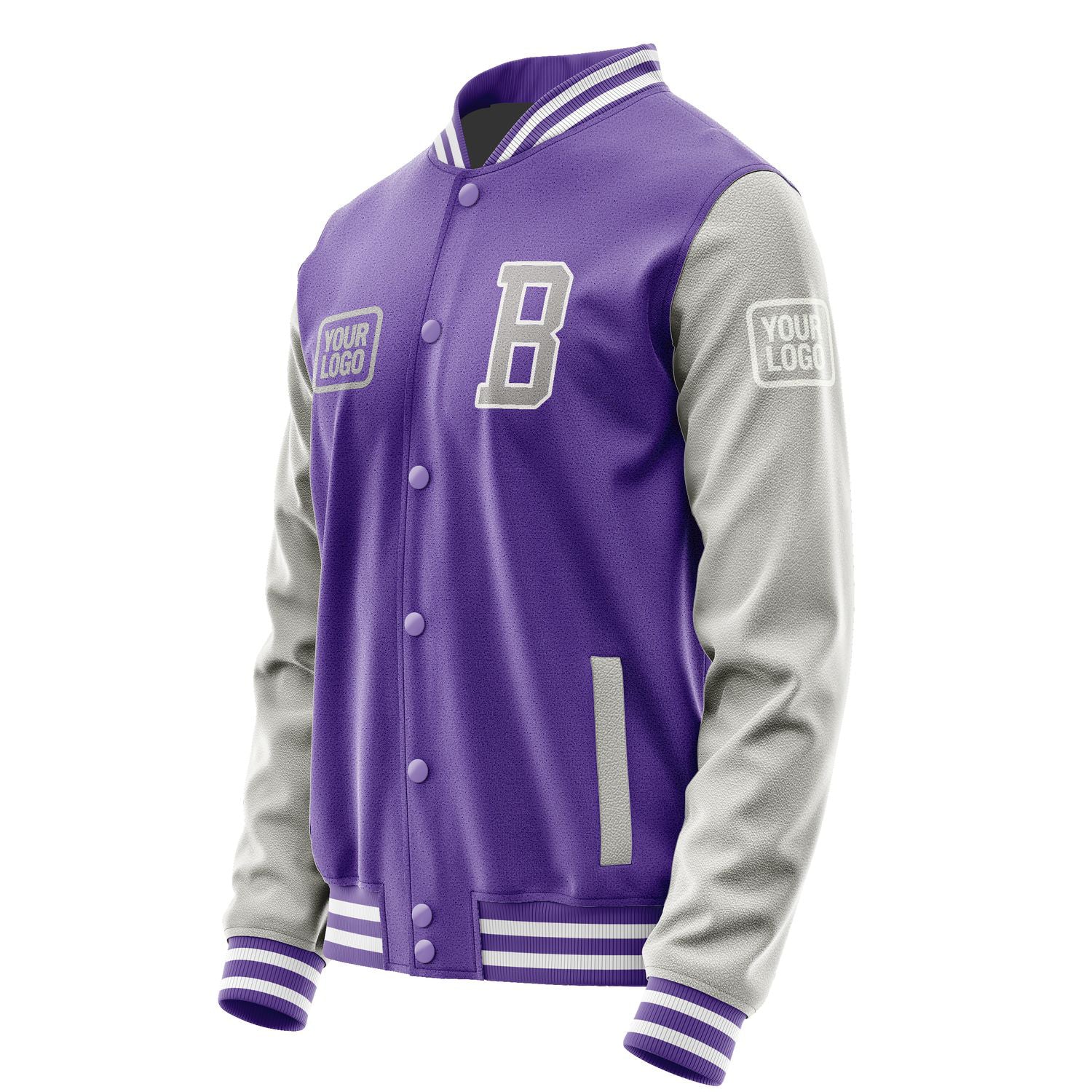 Maßgeschneidertes Lavendel Grau Jacke JA232304231818040418