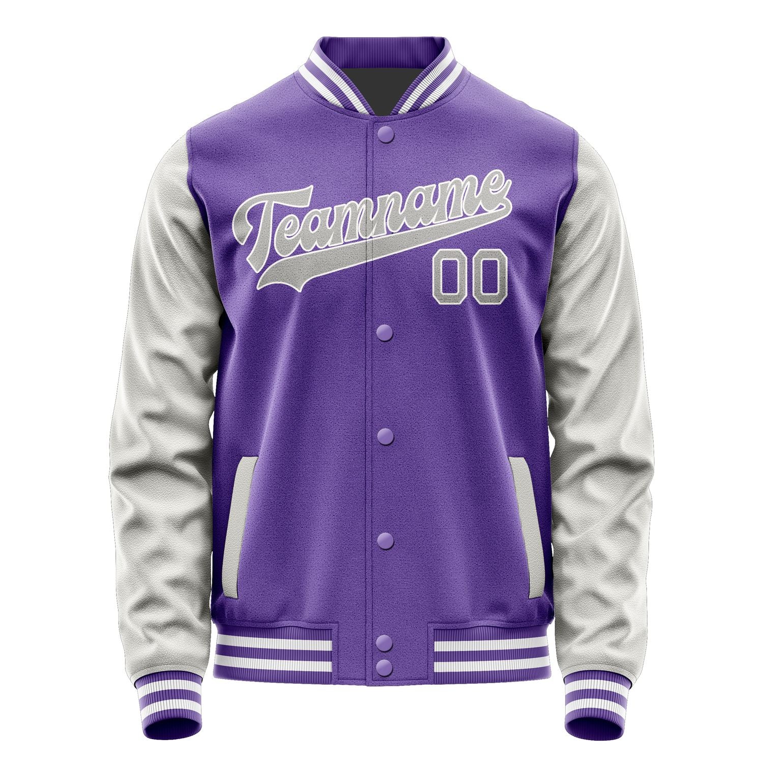 Maßgeschneidertes Lavendel Grau Jacke JA2323042318B31804