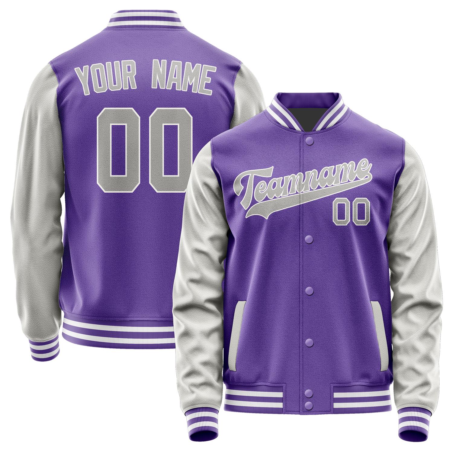 Maßgeschneidertes Lavendel Grau Jacke JA2323042318B31804