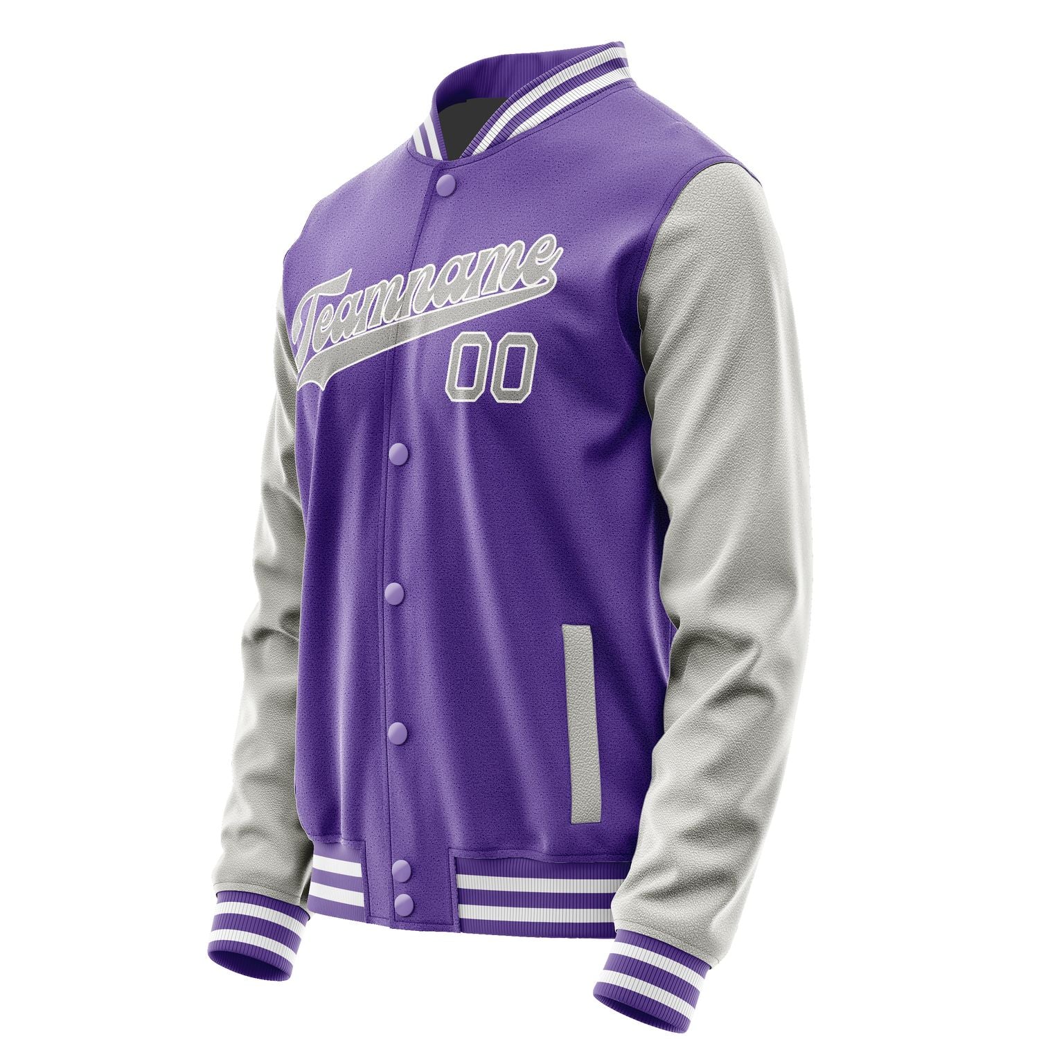 Maßgeschneidertes Lavendel Grau Jacke JA2323042318B31804