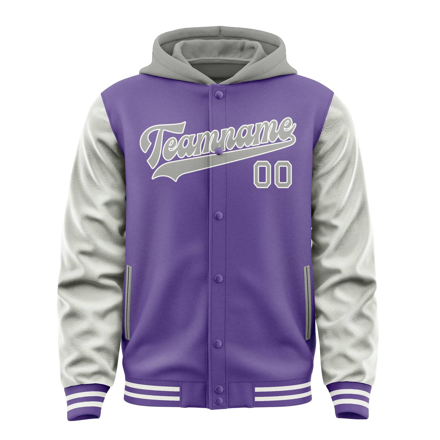 Maßgeschneidertes Lavendel Grau Jacke