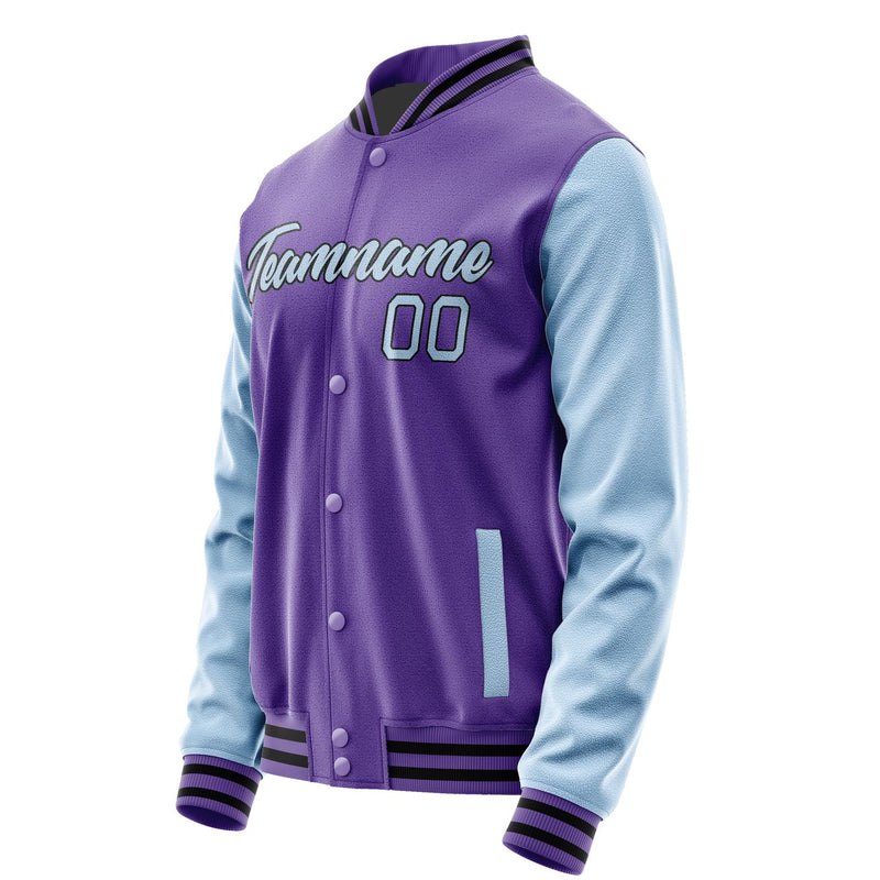 Maßgeschneidertes Lavendel Hellblau Jacke Ja2323082317B21708