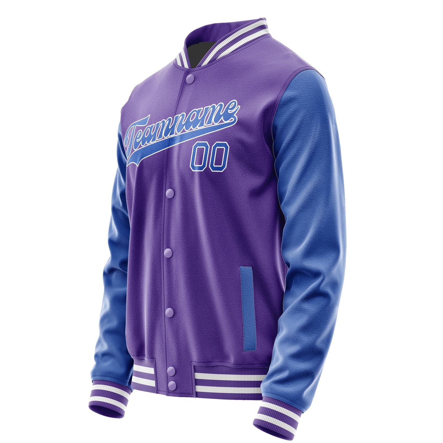 Maßgeschneidertes Lavendel Himmelblau Jacke JA2323092318B31809