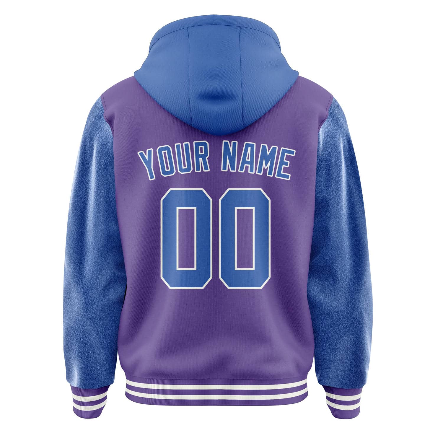 Maßgeschneidertes Lavendel Himmelblau Jacke