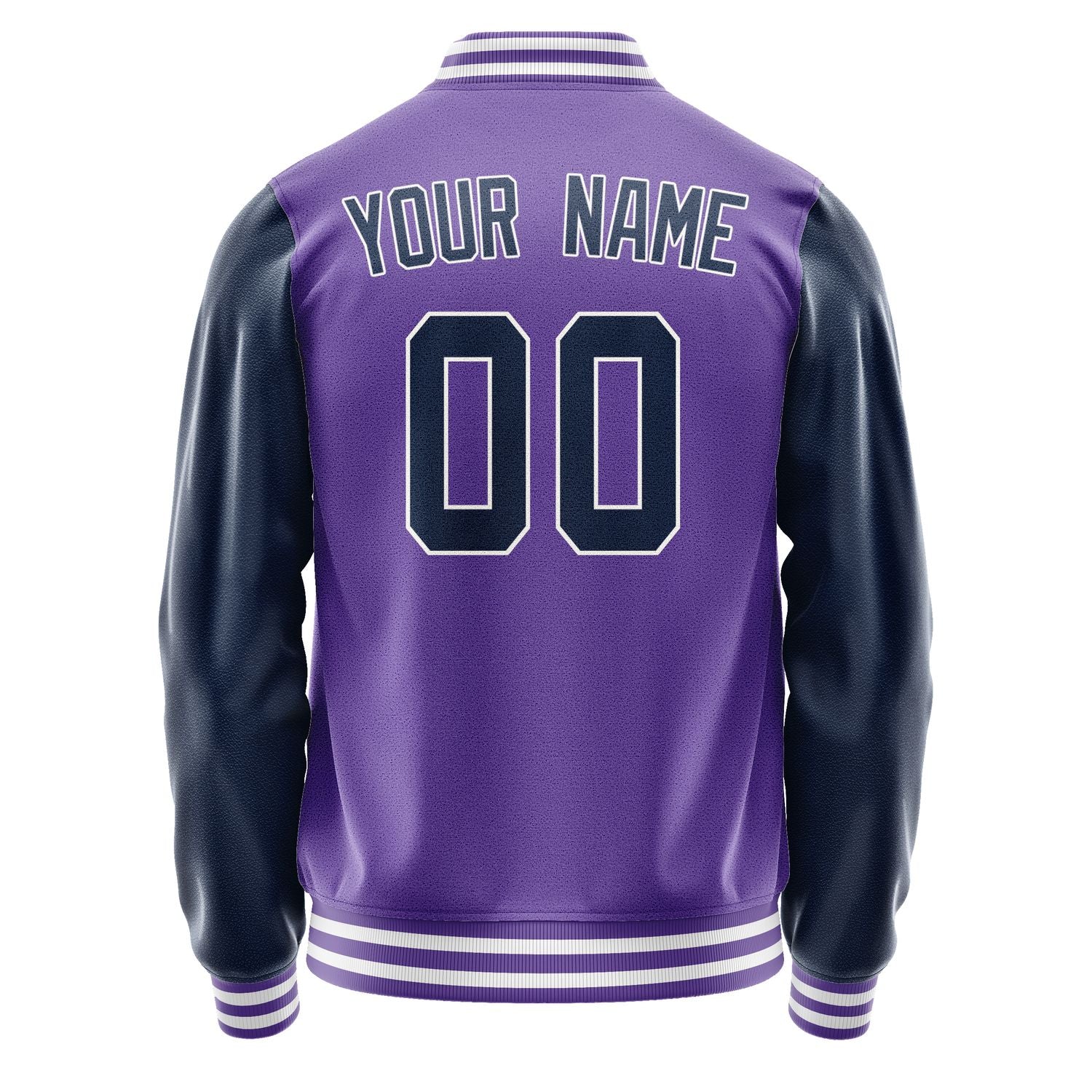 Maßgeschneidertes Lavendel Marineblau Jacke JA2323102318B31810