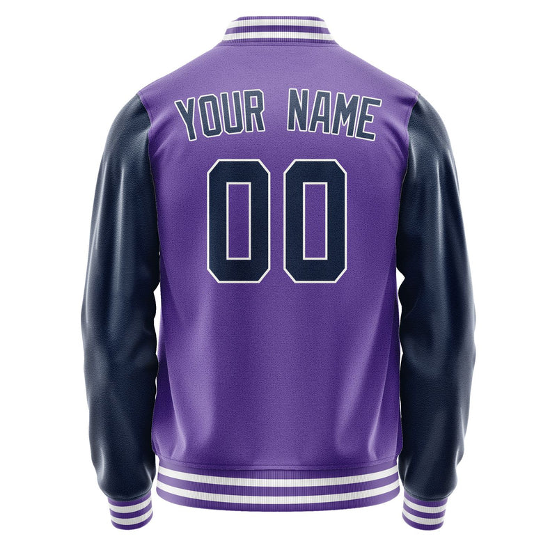 Maßgeschneidertes Lavendel Marineblau Jacke JA2323102318B31810