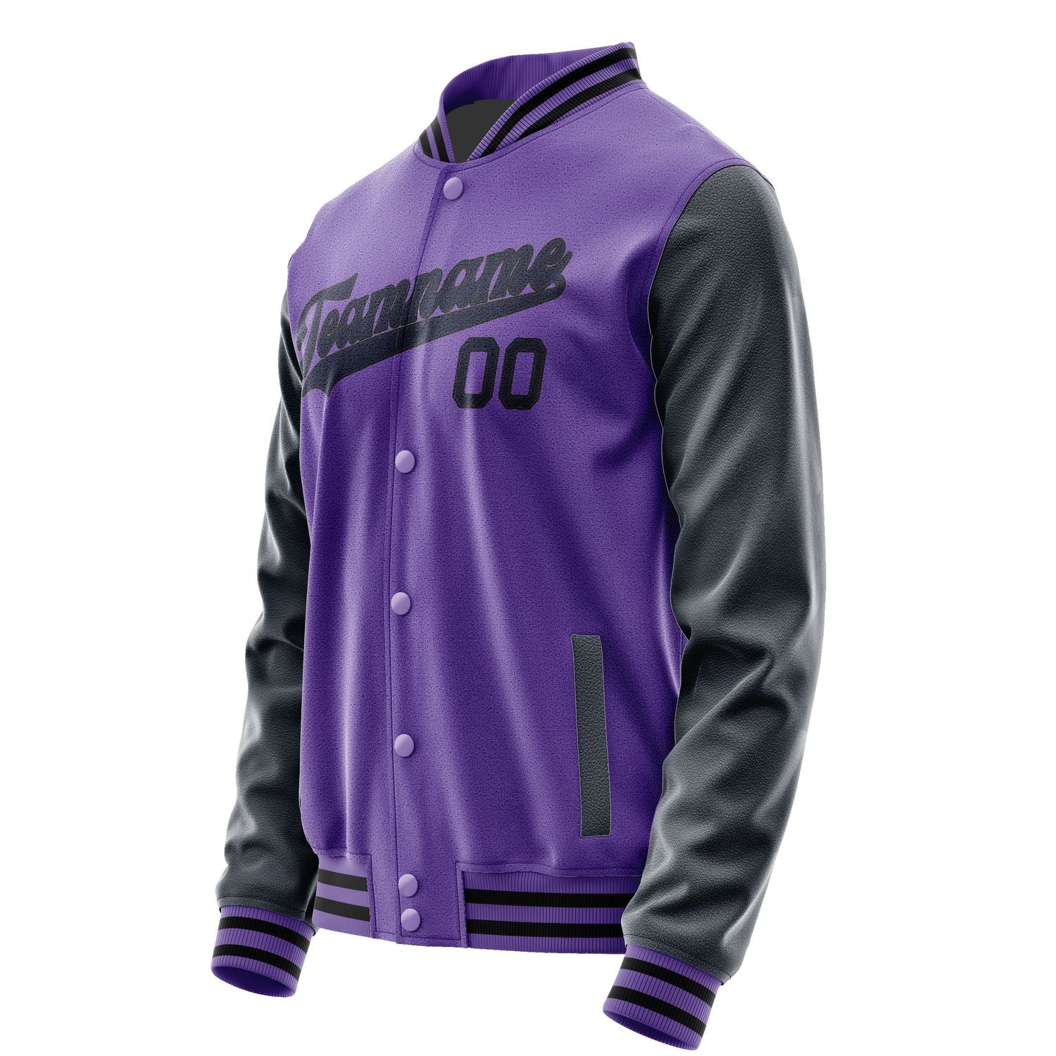 Maßgeschneidertes Lavendel Stahlblau Jacke JA2323112317B31711