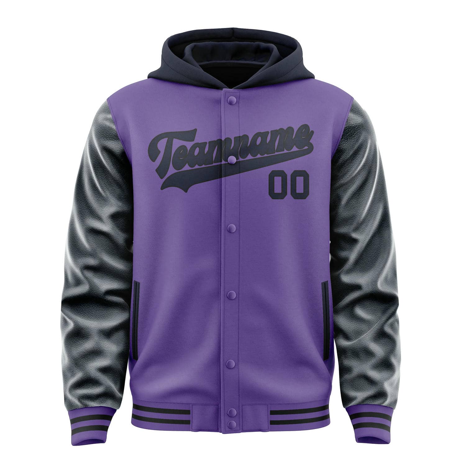 Maßgeschneidertes Lavendel Stahlblau Jacke