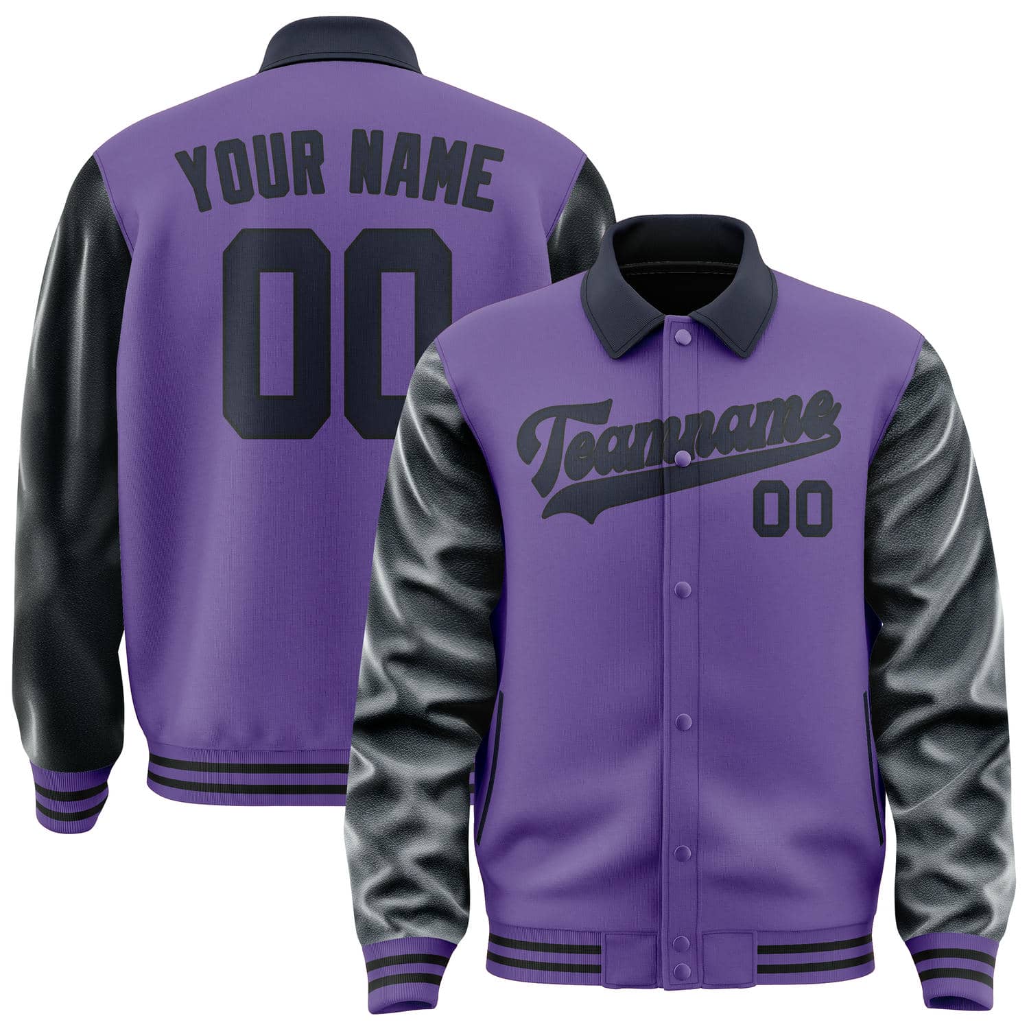 Maßgeschneidertes Lavendel Stahlblau Jacke JA232311231717111117
