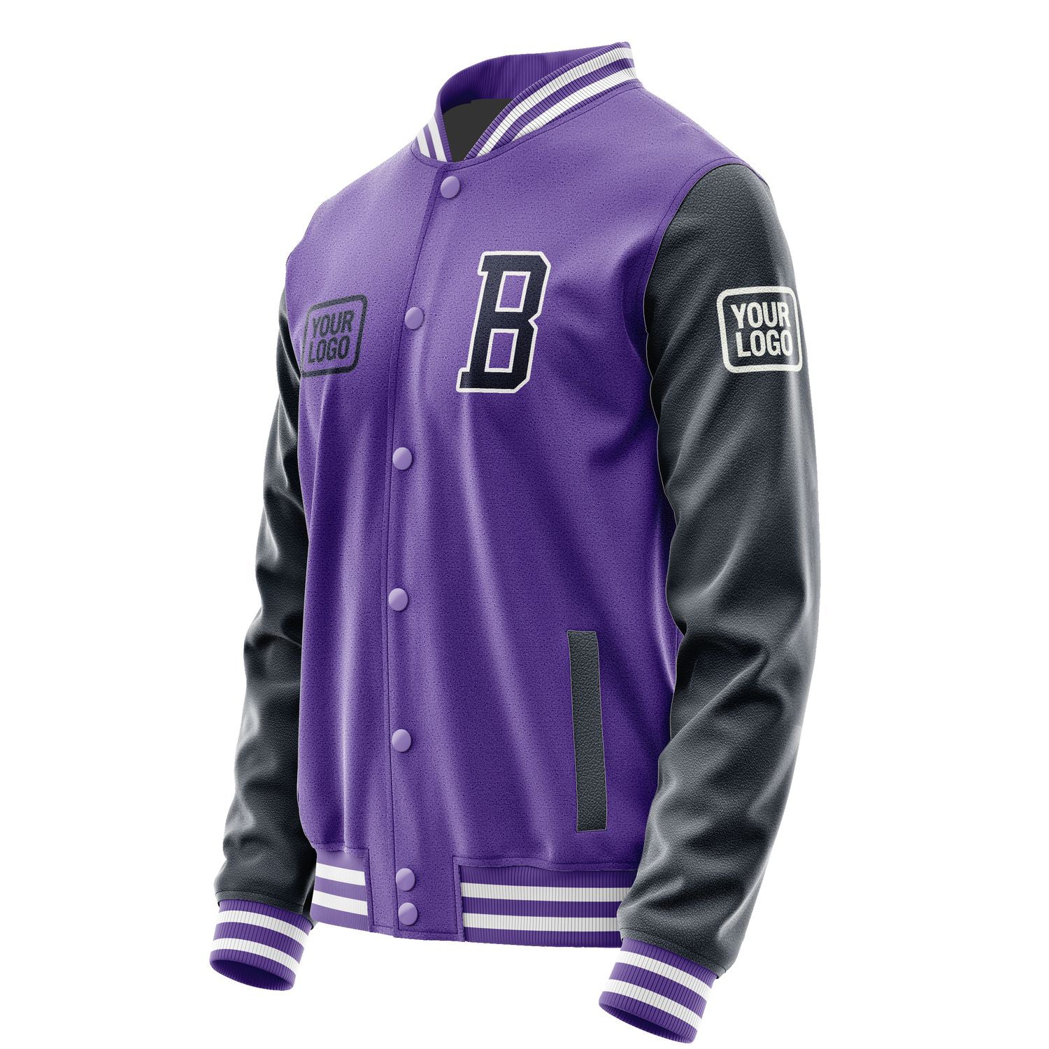 Maßgeschneidertes Lavendel Stahlblau Jacke JA232311231818111118