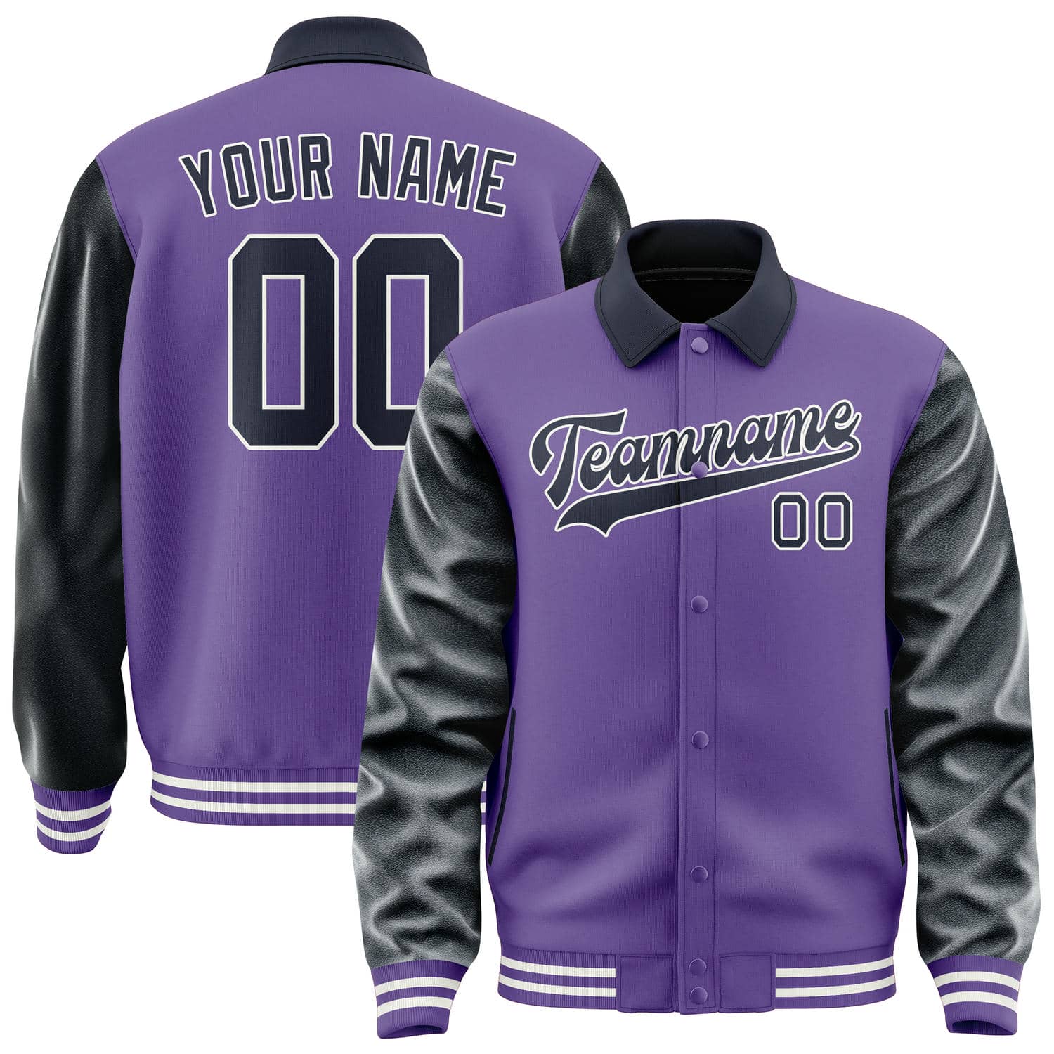 Maßgeschneidertes Lavendel Stahlblau Jacke JA232311231818111118