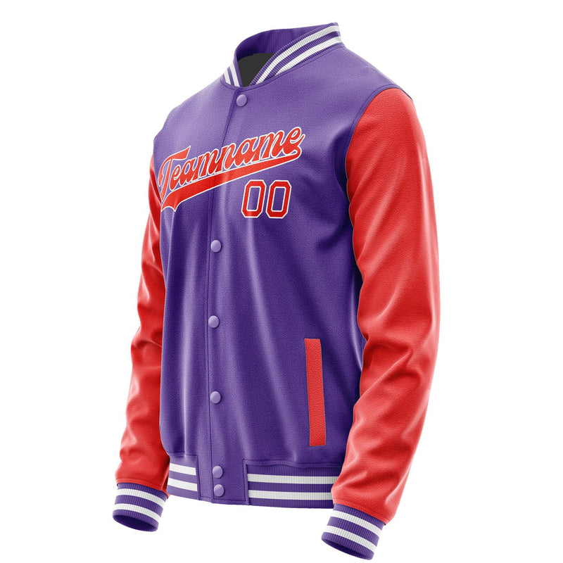 Maßgeschneidertes Lavendel Orangerot Jacke JA2323122318B31812