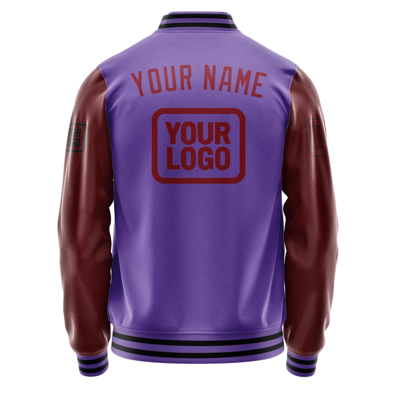 Maßgeschneidertes Lavendel Karmesinrot Jacke JA232315231717151517