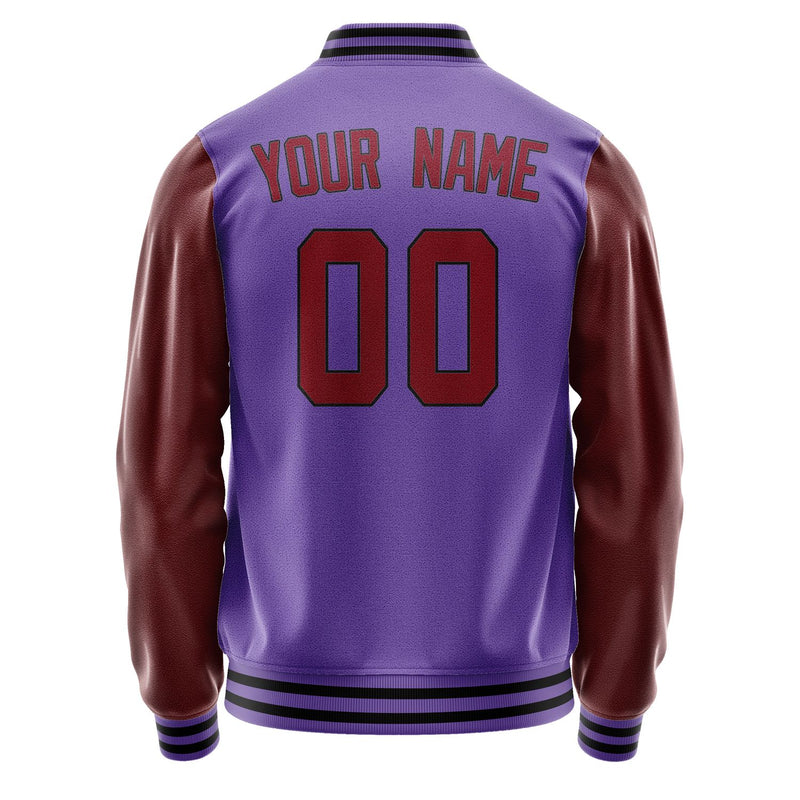 Maßgeschneidertes Lavendel Karmesinrot Jacke JA2323152317B31715