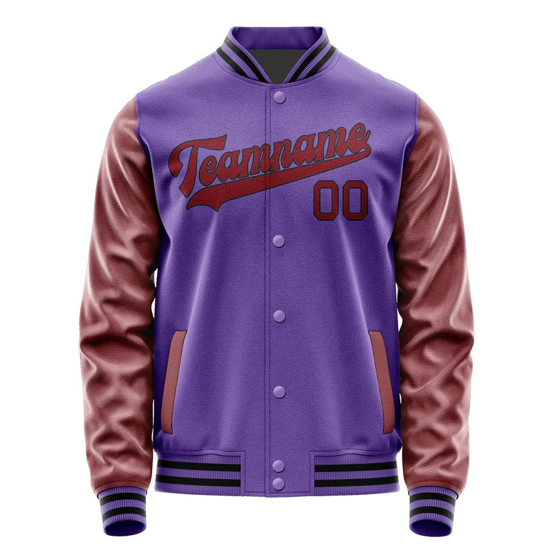 Maßgeschneidertes Lavendel Karmesinrot Jacke JA2323152317B31715