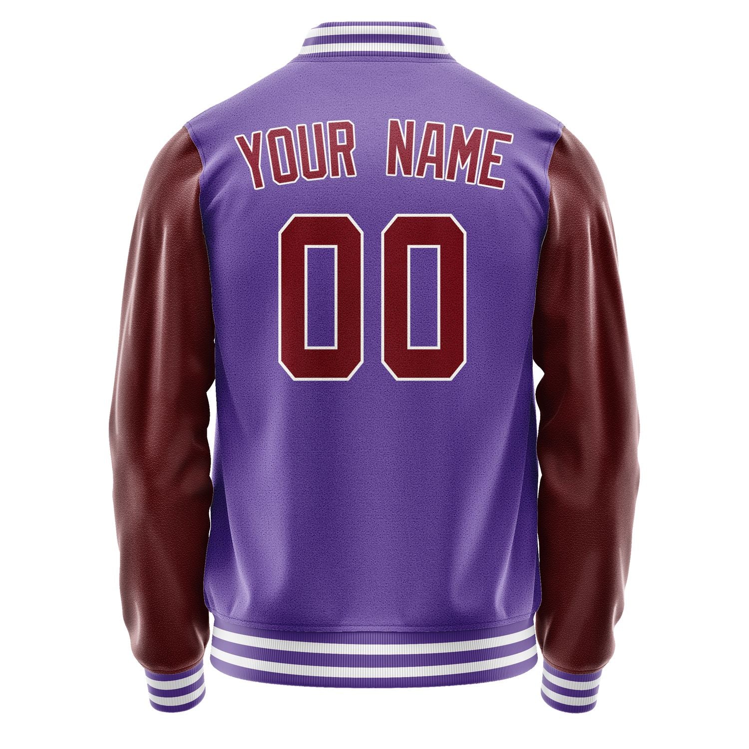 Maßgeschneidertes Lavendel Karmesinrot Jacke JA2323152318B31815