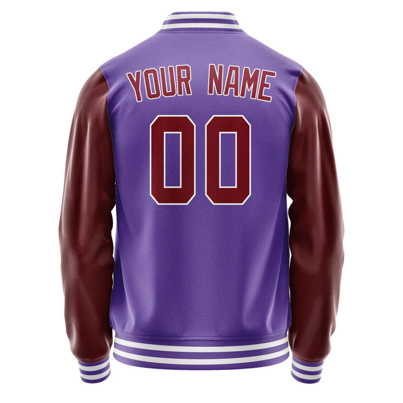 Maßgeschneidertes Lavendel Karmesinrot Jacke JA2323152318B31815