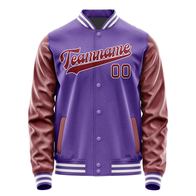 Maßgeschneidertes Lavendel Karmesinrot Jacke JA2323152318B31815