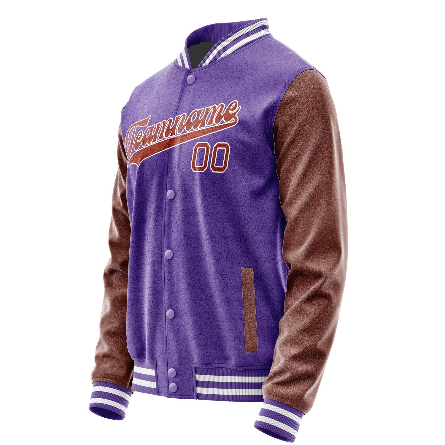 Maßgeschneidertes Lavendel Korallenrot Jacke JA2323162318B31816