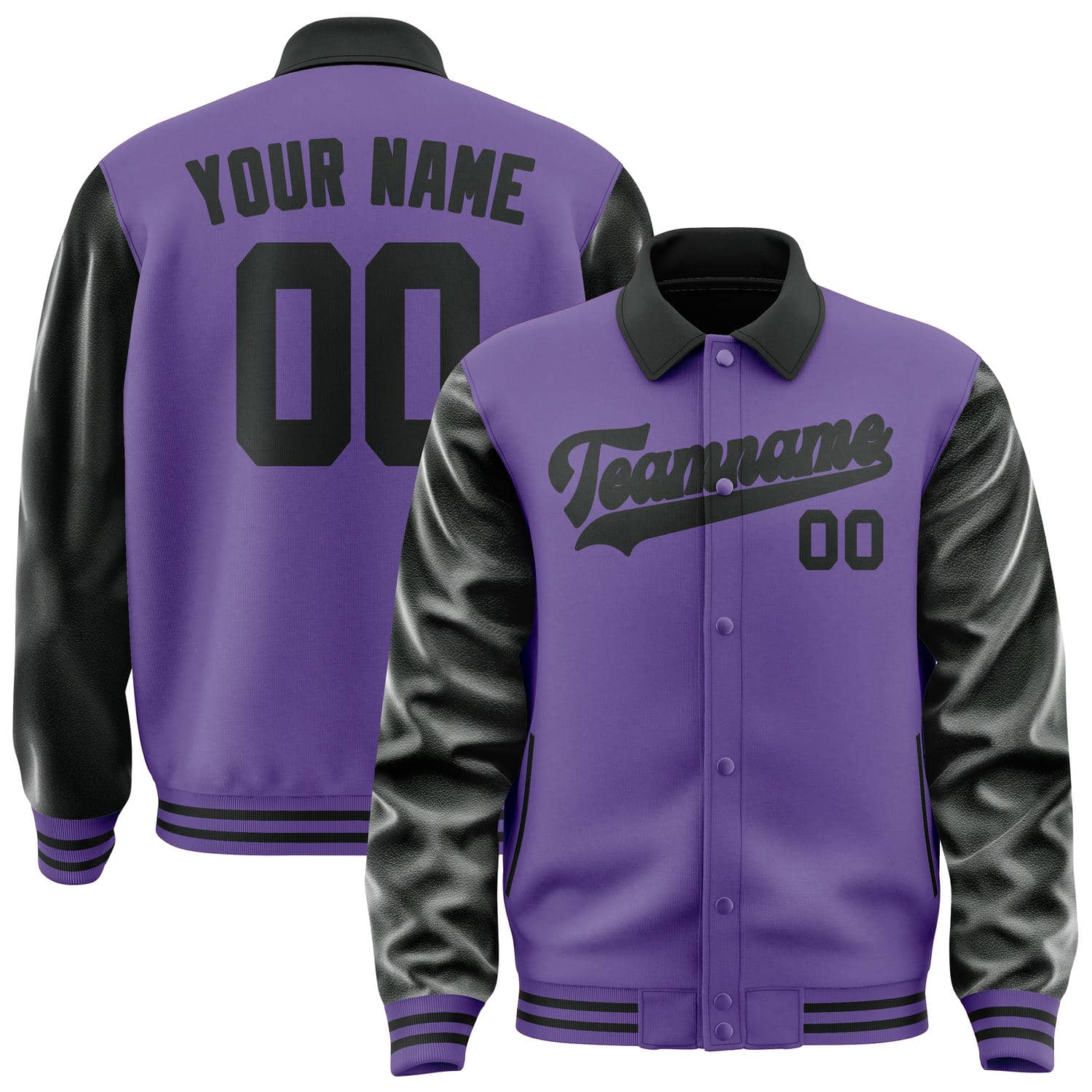 Maßgeschneidertes Lavendel Schwarz Jacke JA232317231717171717