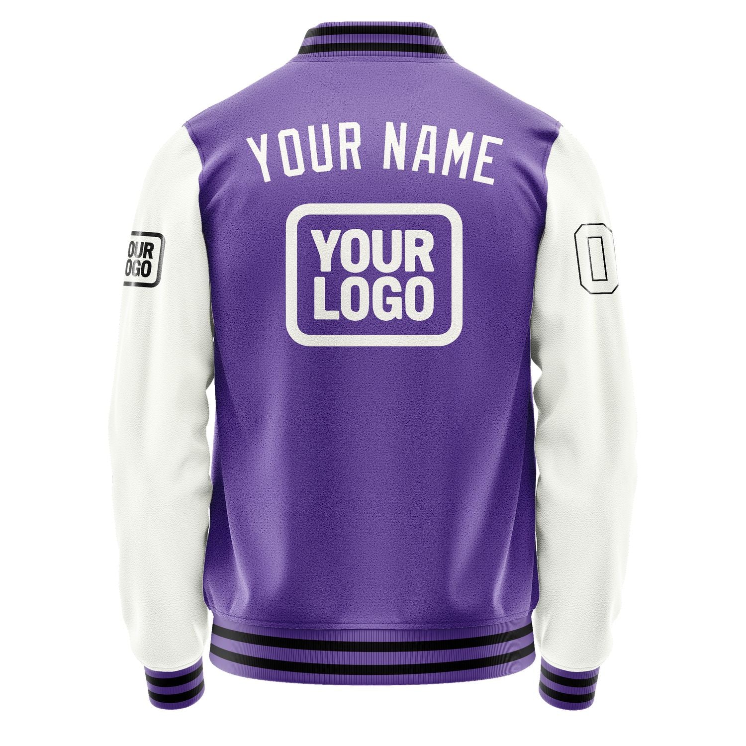 Maßgeschneidertes Lavendel Weiß Jacke JA232318231717181817