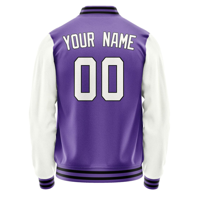 Maßgeschneidertes Lavendel Weiß Jacke JA2323182317B31718