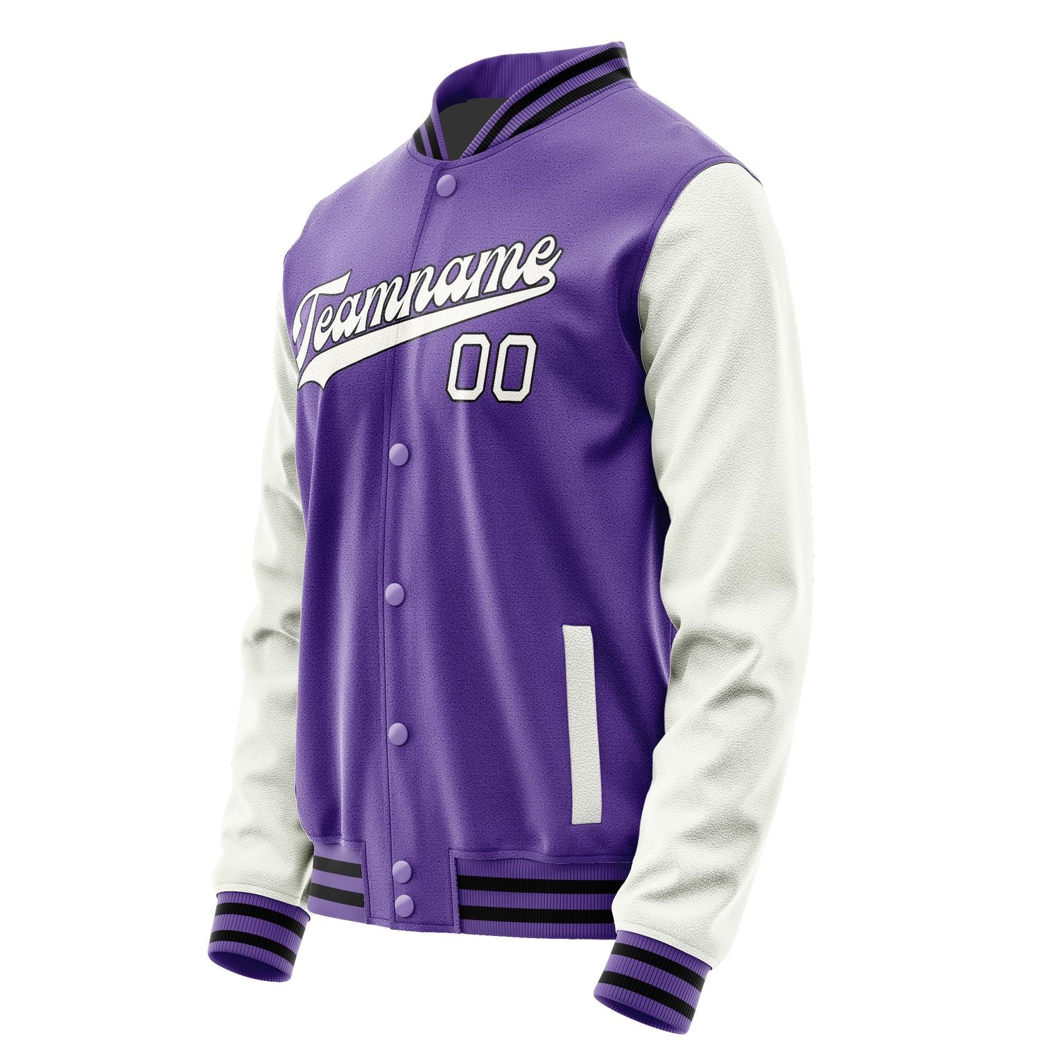 Maßgeschneidertes Lavendel Weiß Jacke JA2323182317B31718