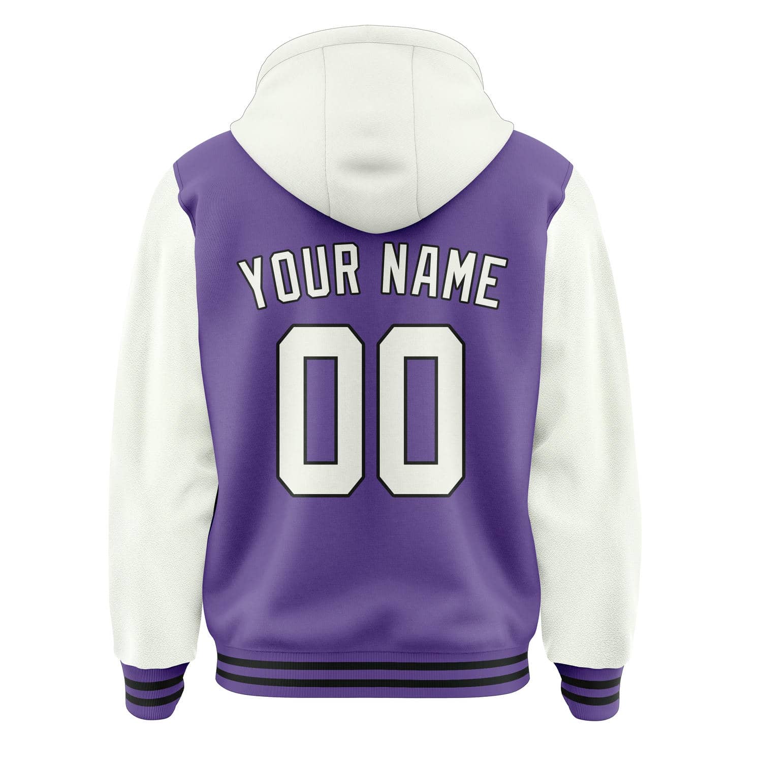 Maßgeschneidertes Lavendel Weiß Jacke