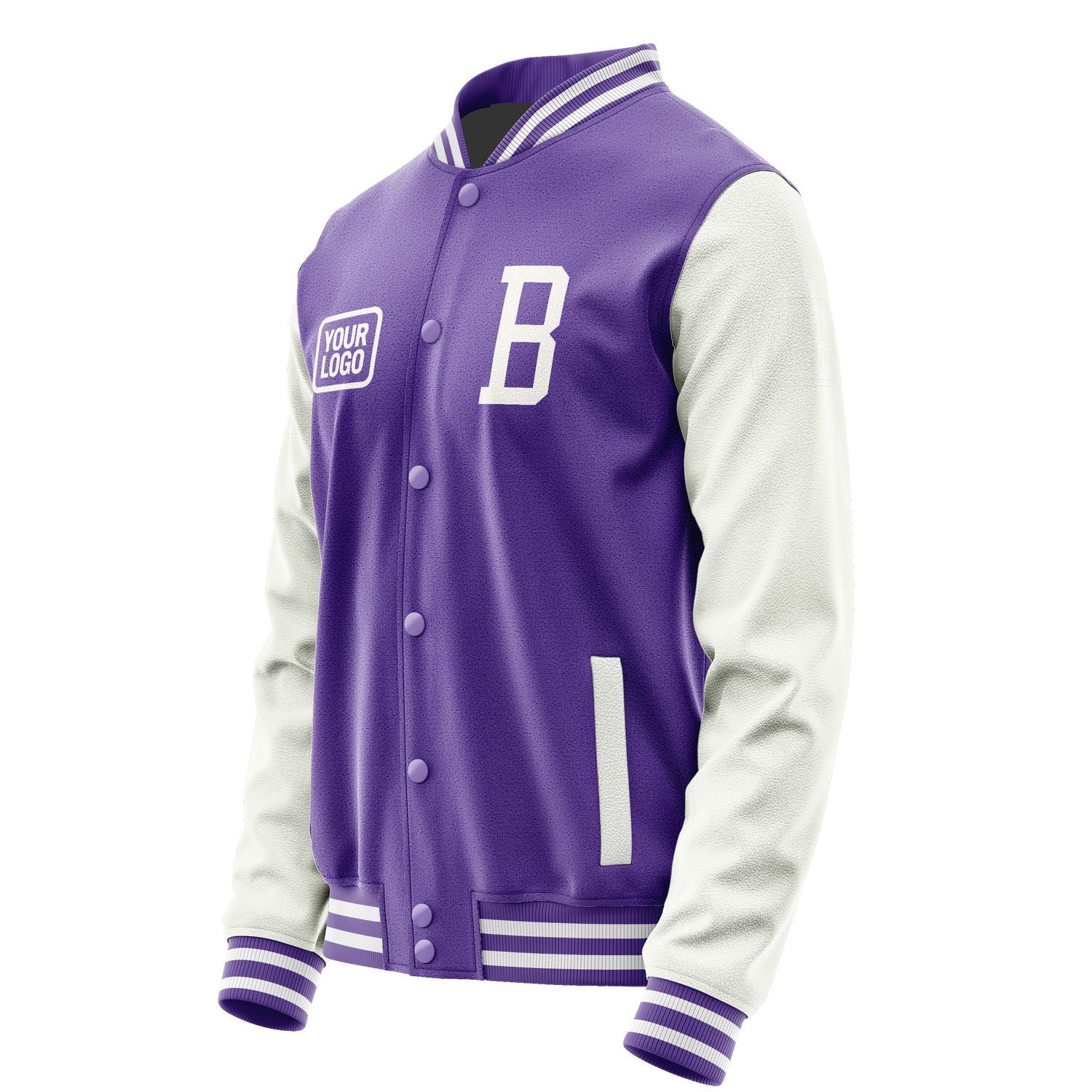 Maßgeschneidertes Lavendel Weiß Jacke JA232318231818181818
