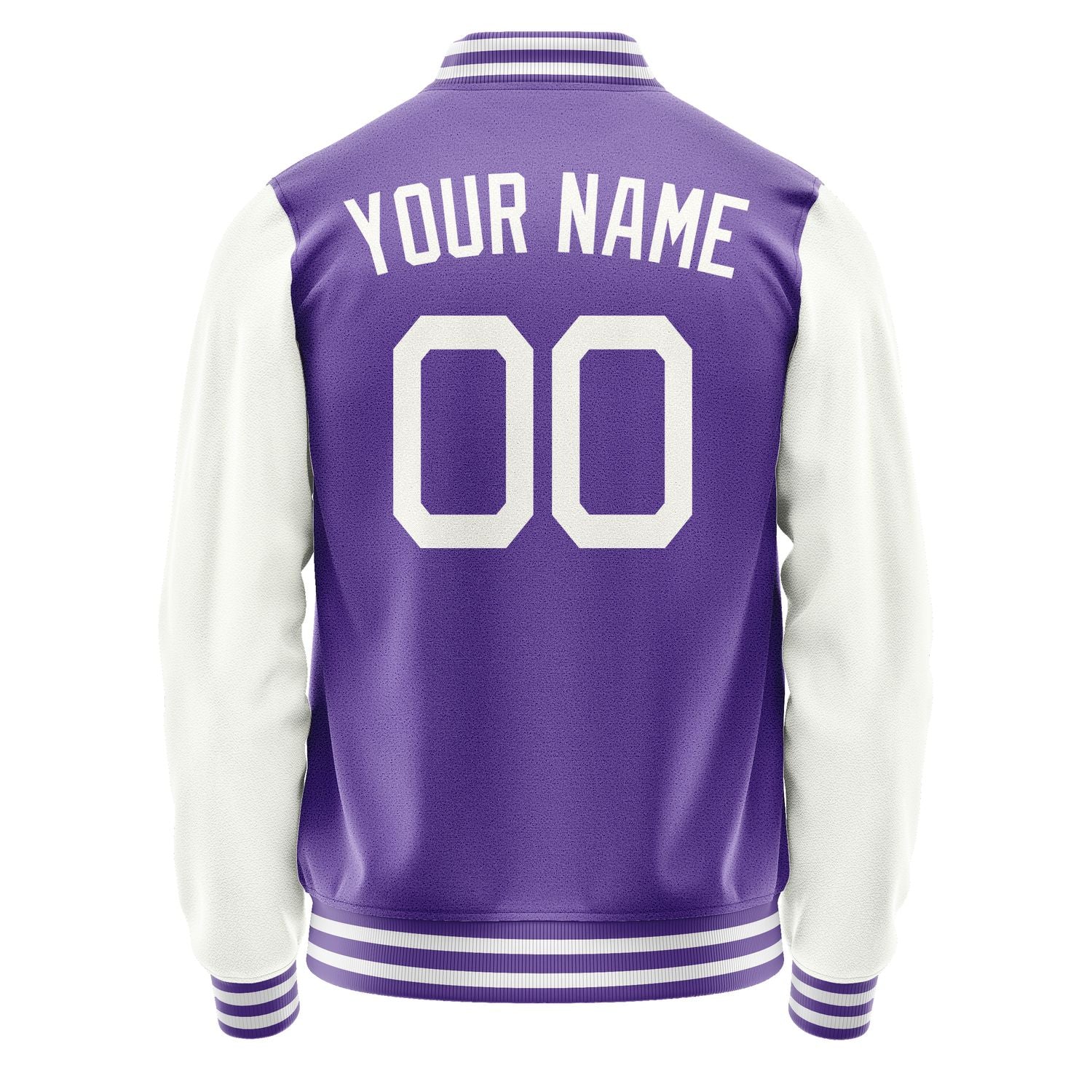 Maßgeschneidertes Lavendel Weiß Jacke Ja2323182318B21818