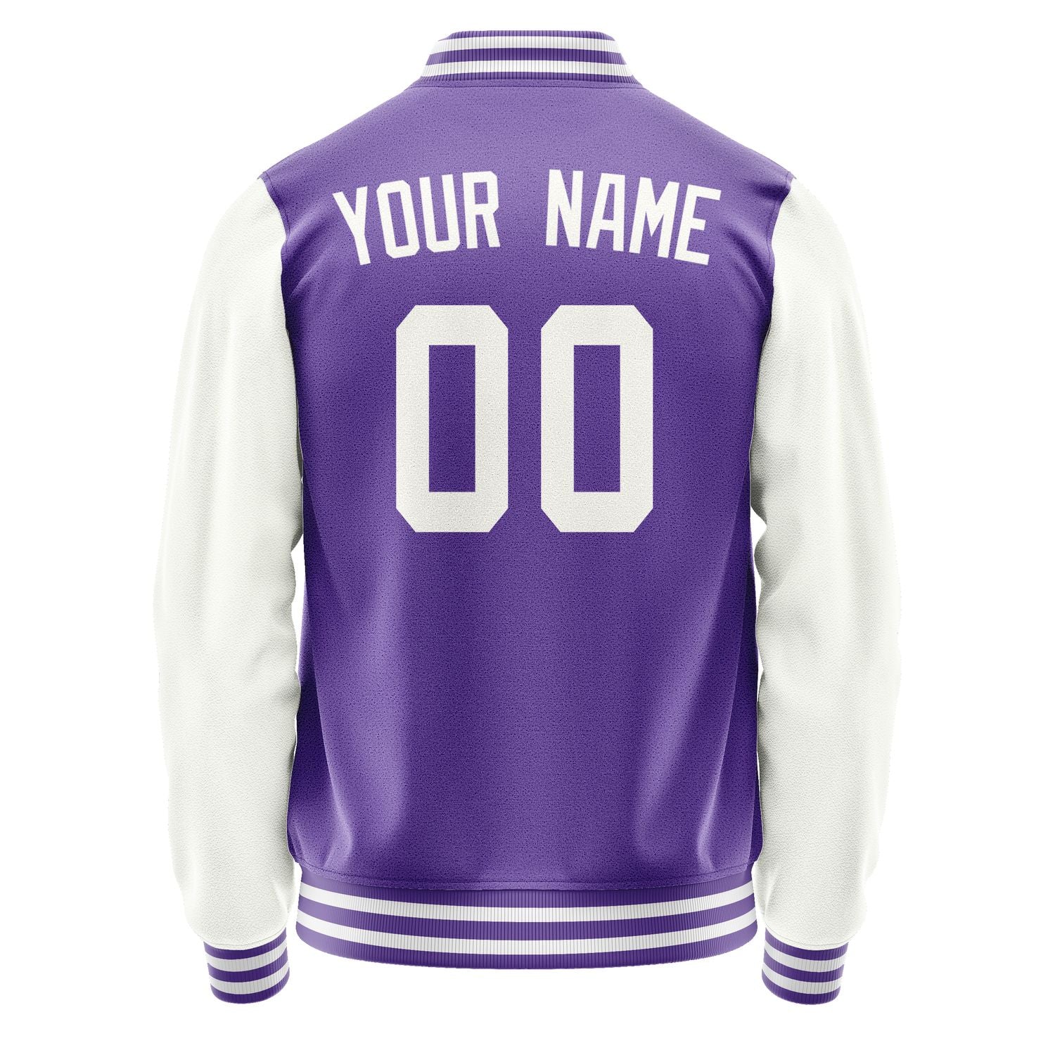Maßgeschneidertes Lavendel Weiß Jacke JA2323182318B31818