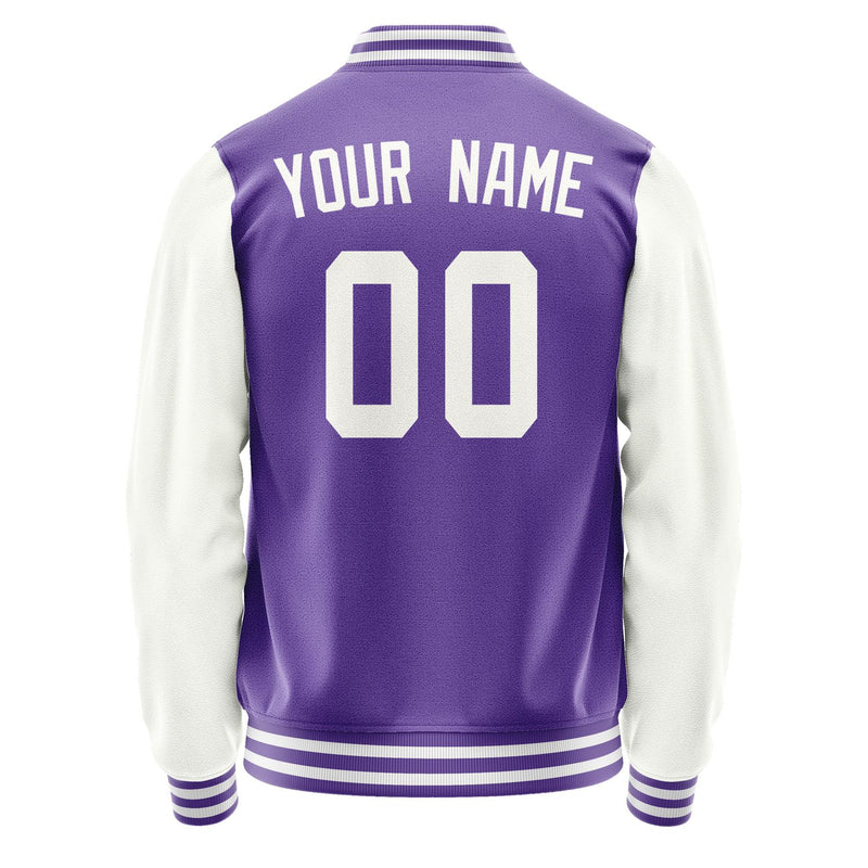 Maßgeschneidertes Lavendel Weiß Jacke JA2323182318B31818