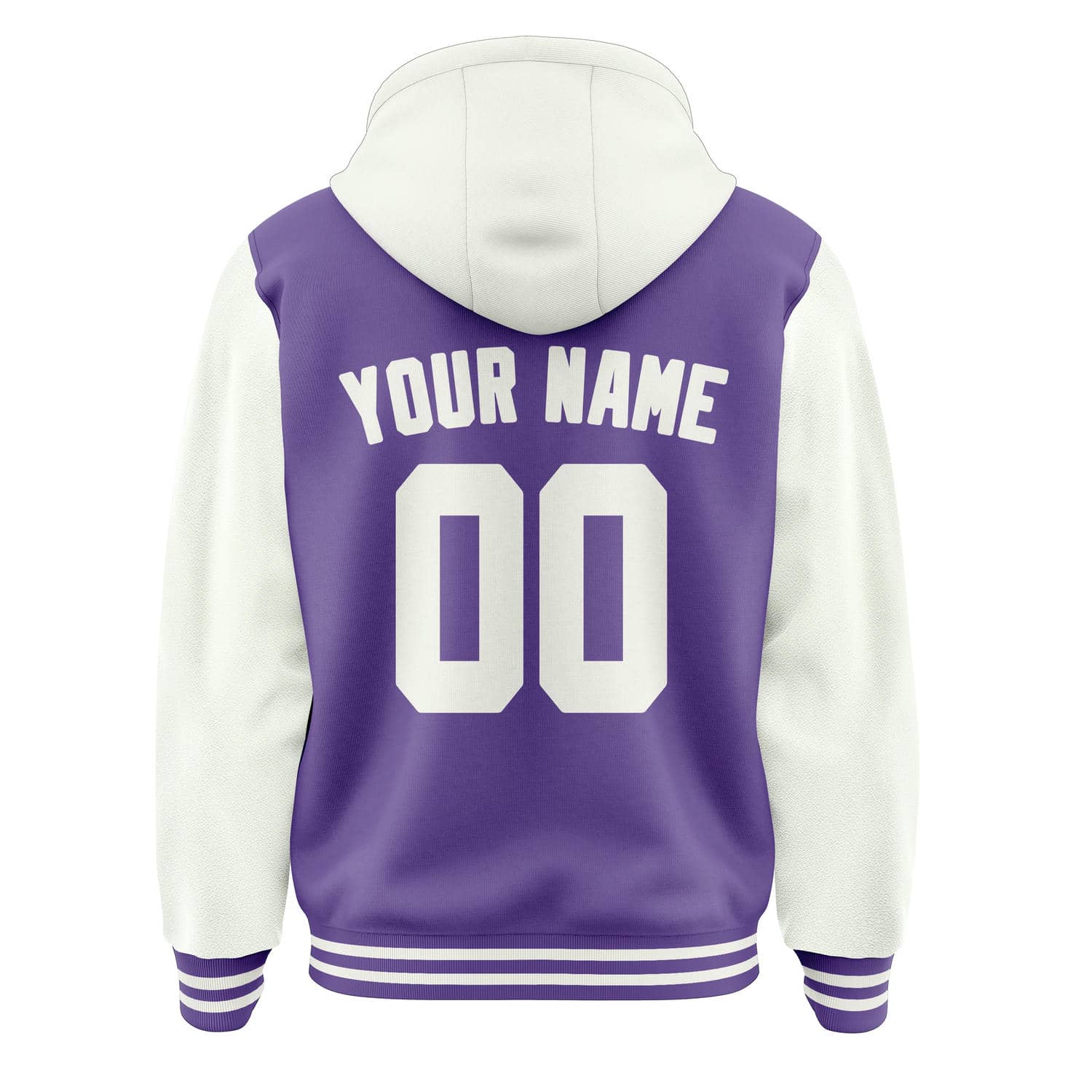 Maßgeschneidertes Lavendel Weiß Jacke