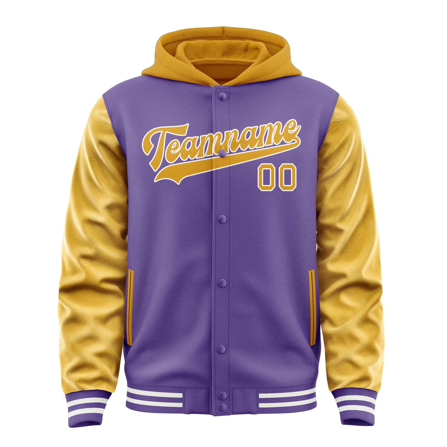 Maßgeschneidertes Lavendel Gelb Jacke