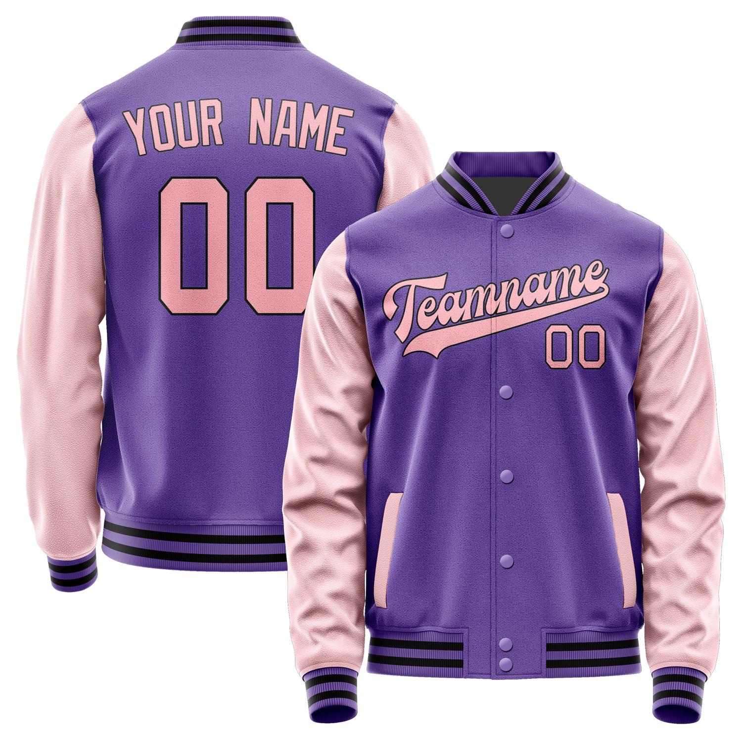 Maßgeschneidertes Lavendel Rosa Jacke JA2323212317B31721