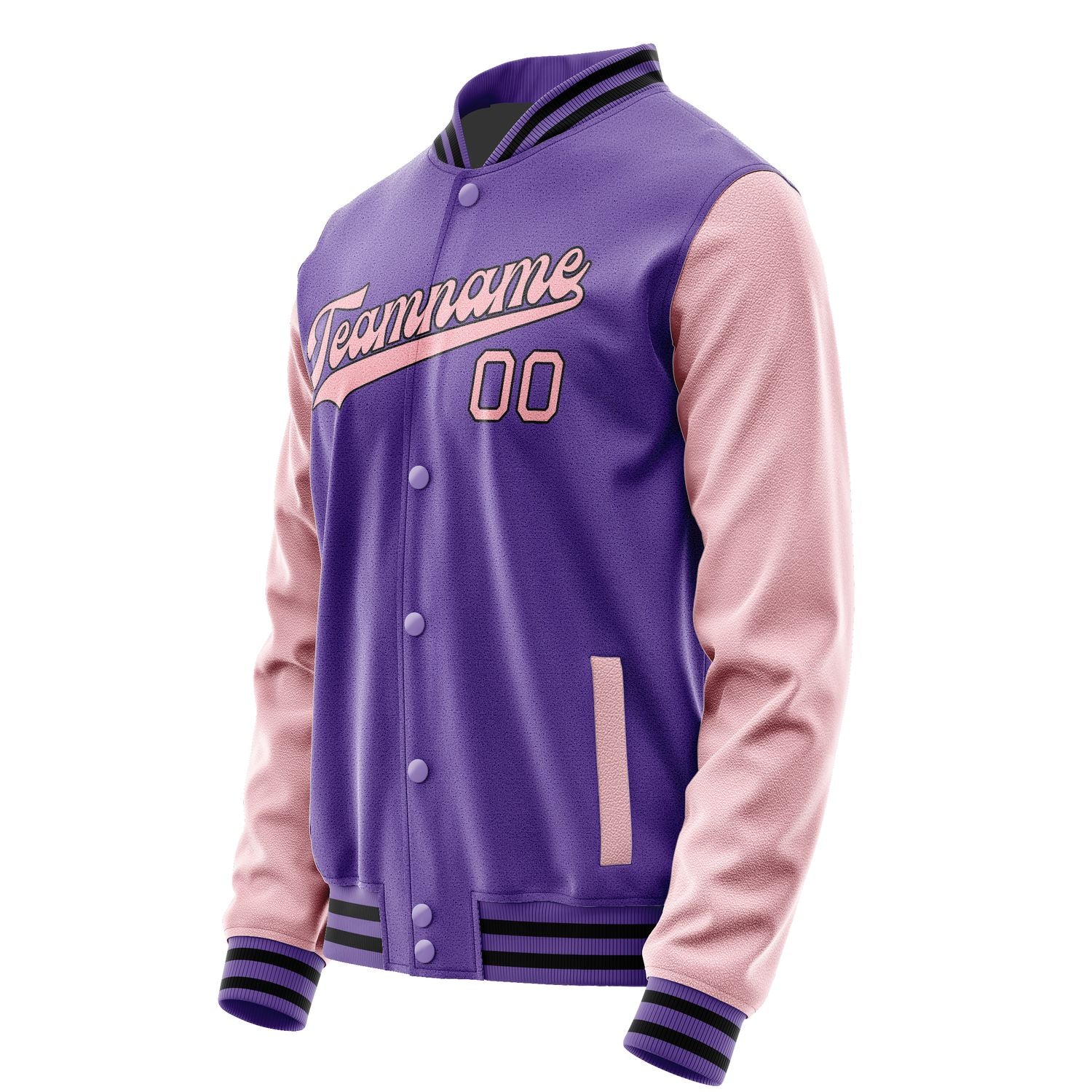 Maßgeschneidertes Lavendel Rosa Jacke JA2323212317B31721