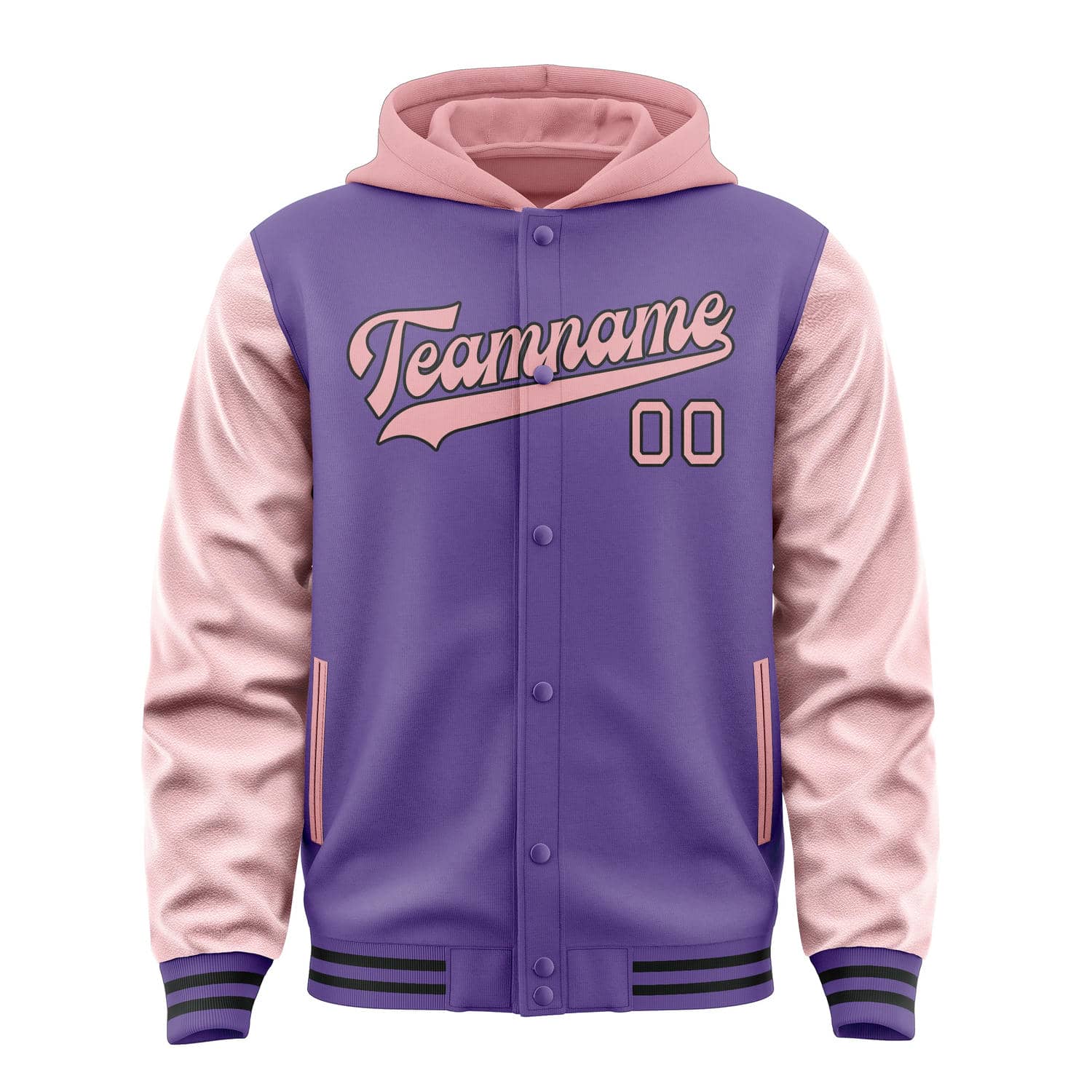 Maßgeschneidertes Lavendel Rosa Jacke