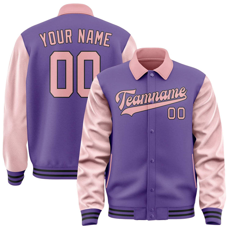 Maßgeschneidertes Lavendel Rosa Jacke JA232321231717212117