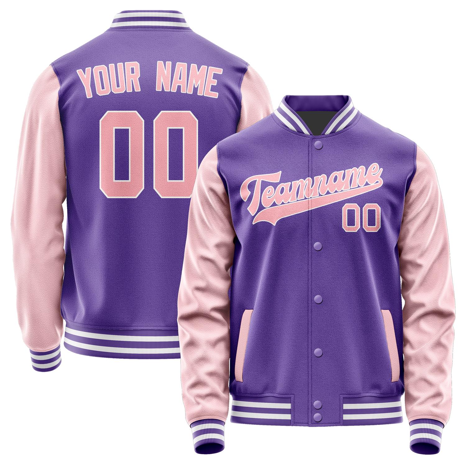 Maßgeschneidertes Lavendel Rosa Jacke JA2323212318B31821