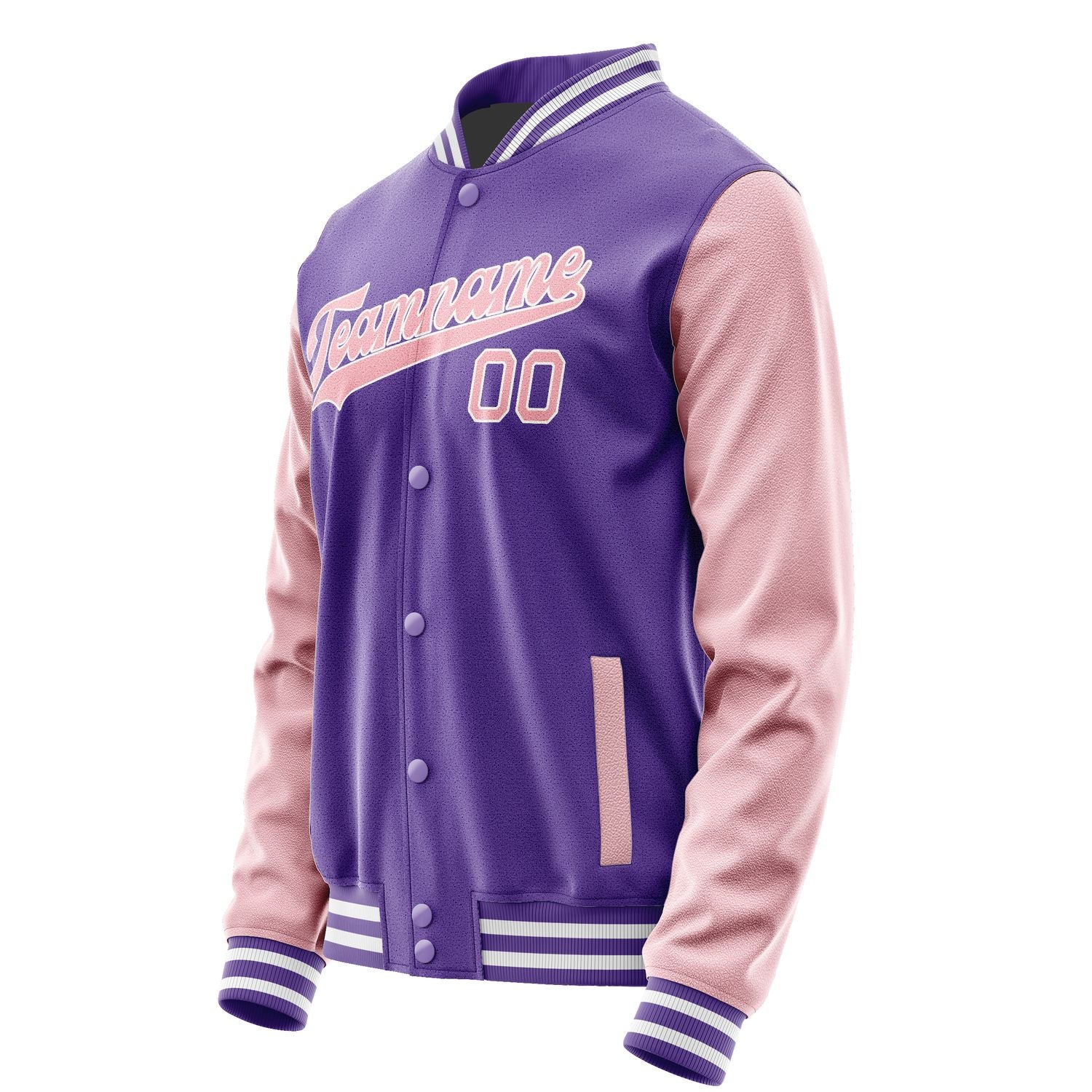 Maßgeschneidertes Lavendel Rosa Jacke JA2323212318B31821
