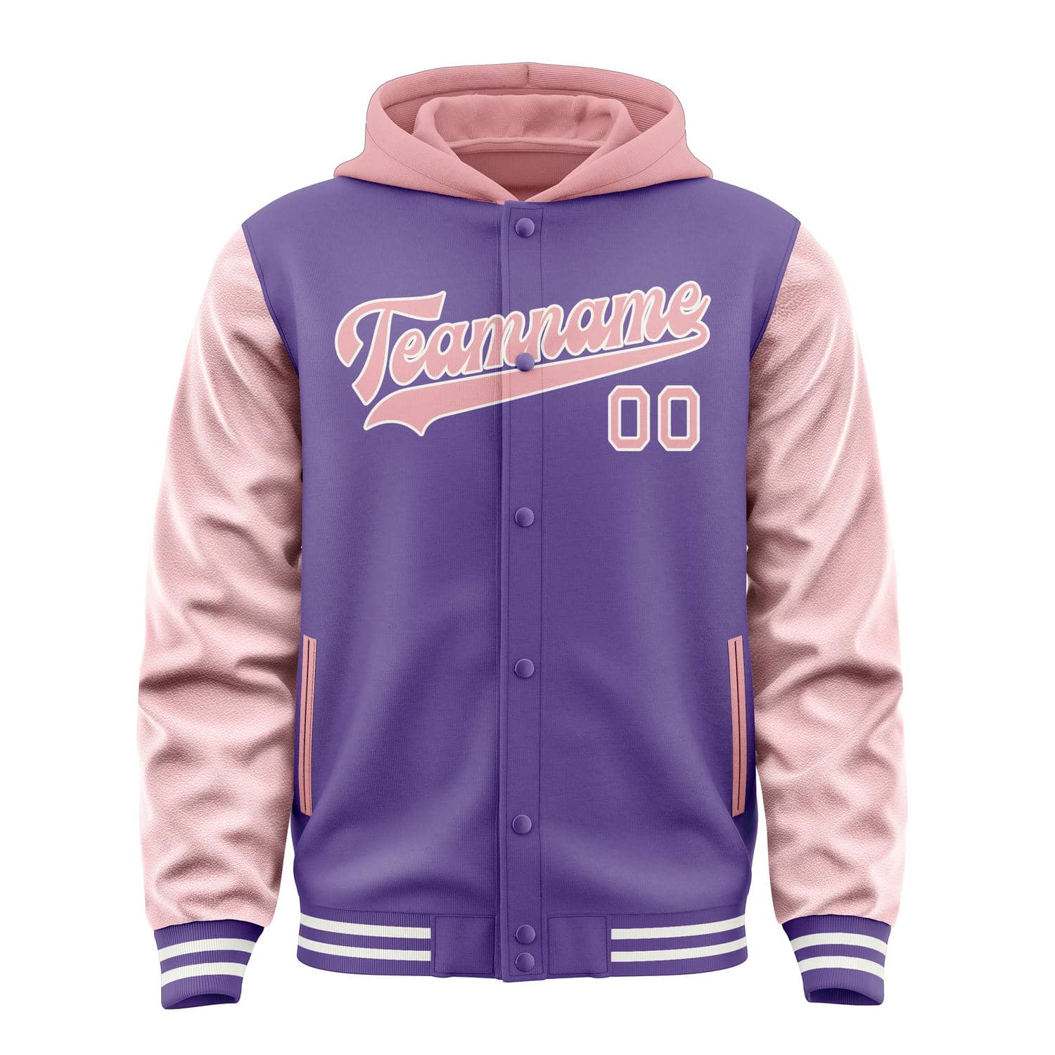 Maßgeschneidertes Lavendel Rosa Jacke