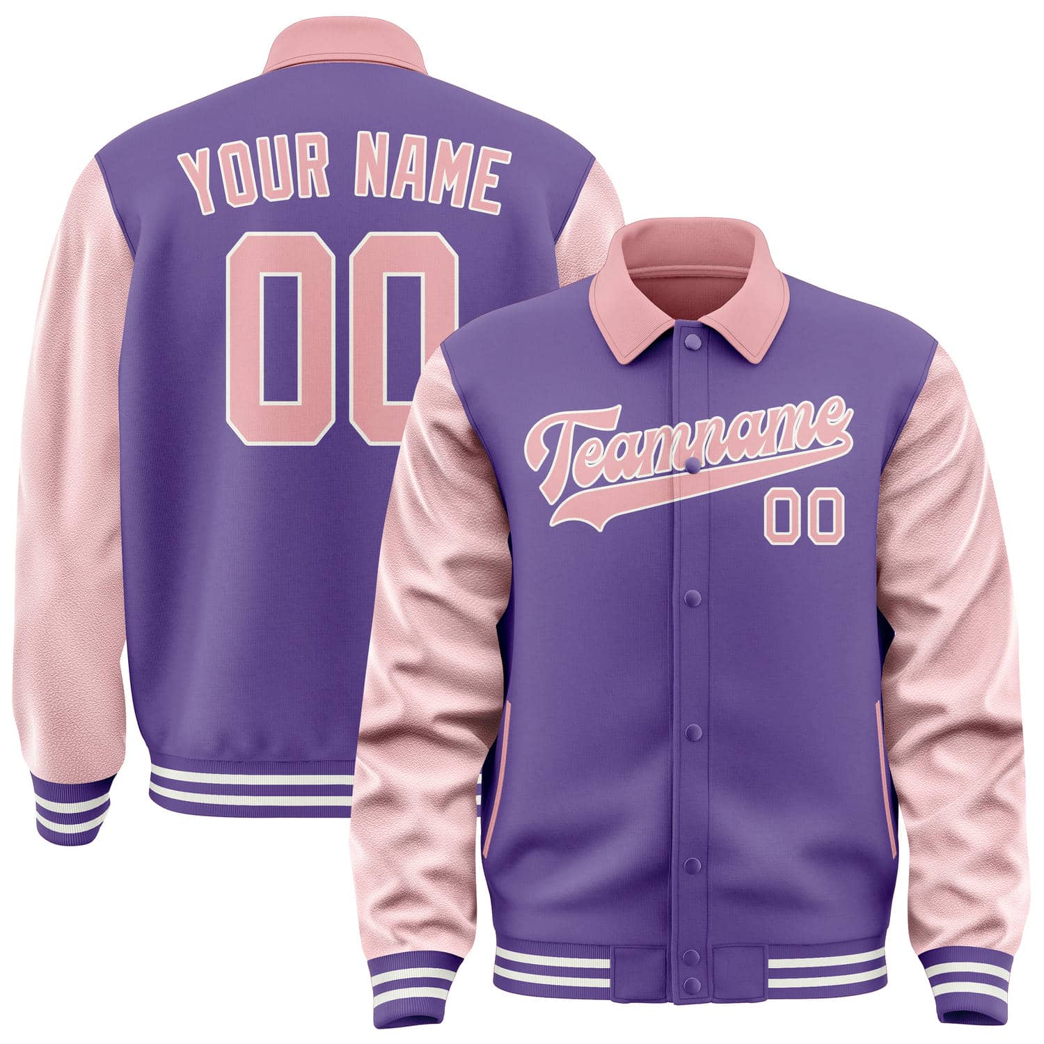 Maßgeschneidertes Lavendel Rosa Jacke JA232321231818212118