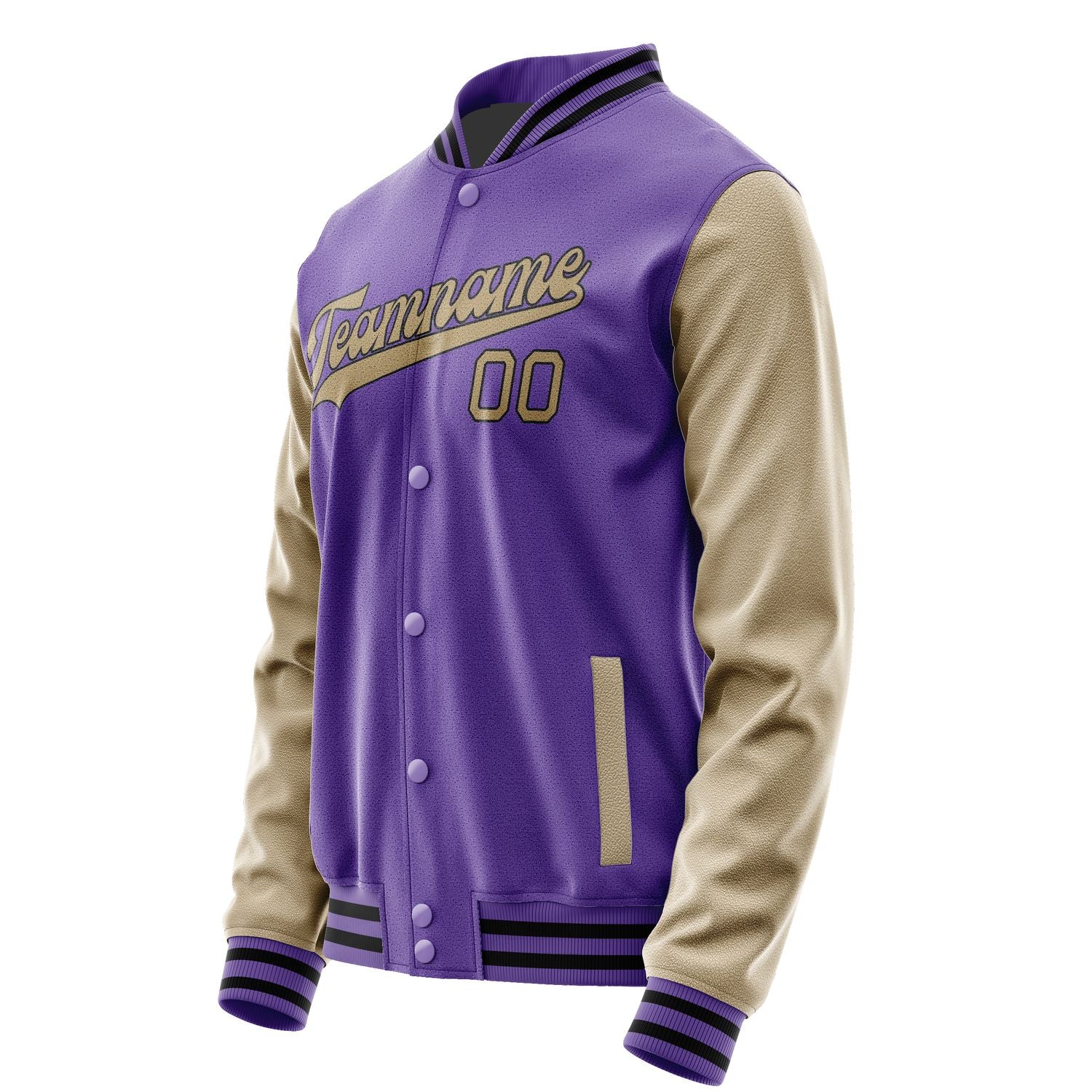 Maßgeschneidertes Lavendel Hellkhaki Jacke JA2323252317B31725