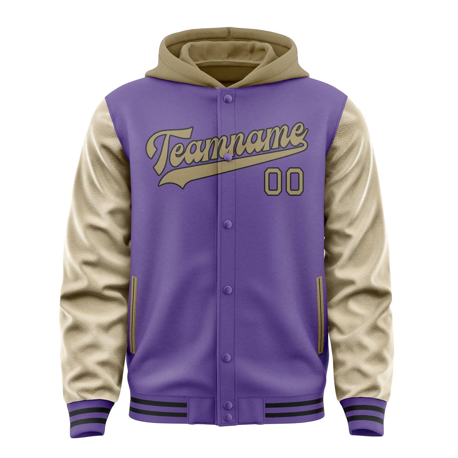 Maßgeschneidertes Lavendel Hellkhaki Jacke